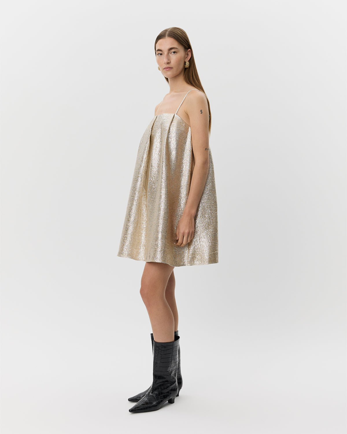 sofie-schnoor-women-andysw-minikleid-gold-metallic image 3