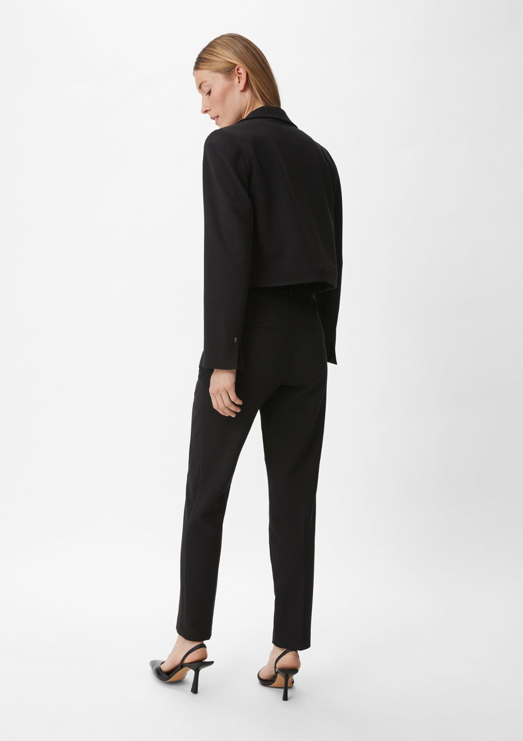 comma-blazer-kurz-damen-viskosemix-reverskragen image 8