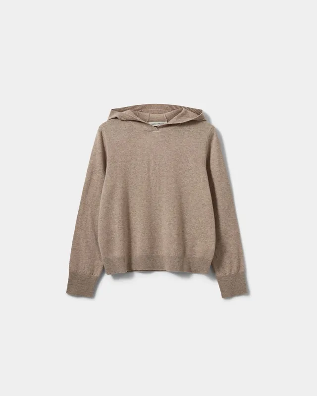 sofie-schnoor-women-cassiesw-strickhoodie-wolle-braun image 1