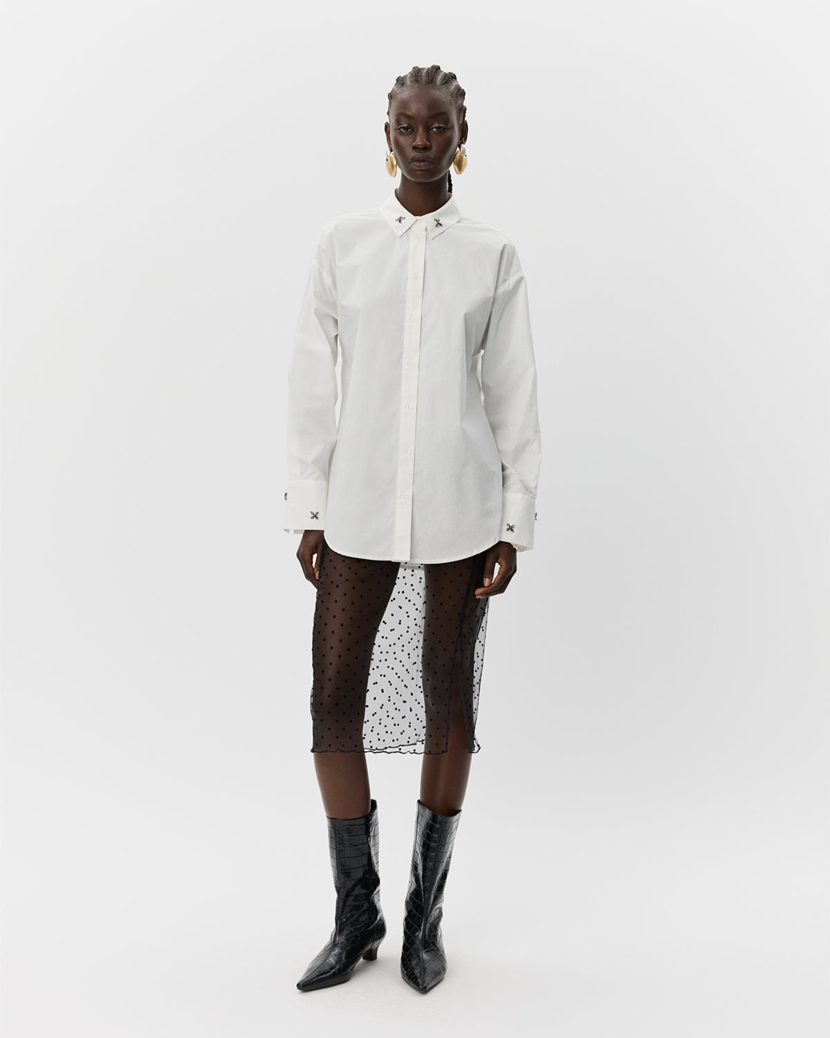 sofie-schnoor-women-francessw-midirock-schwarz-transparent image 2