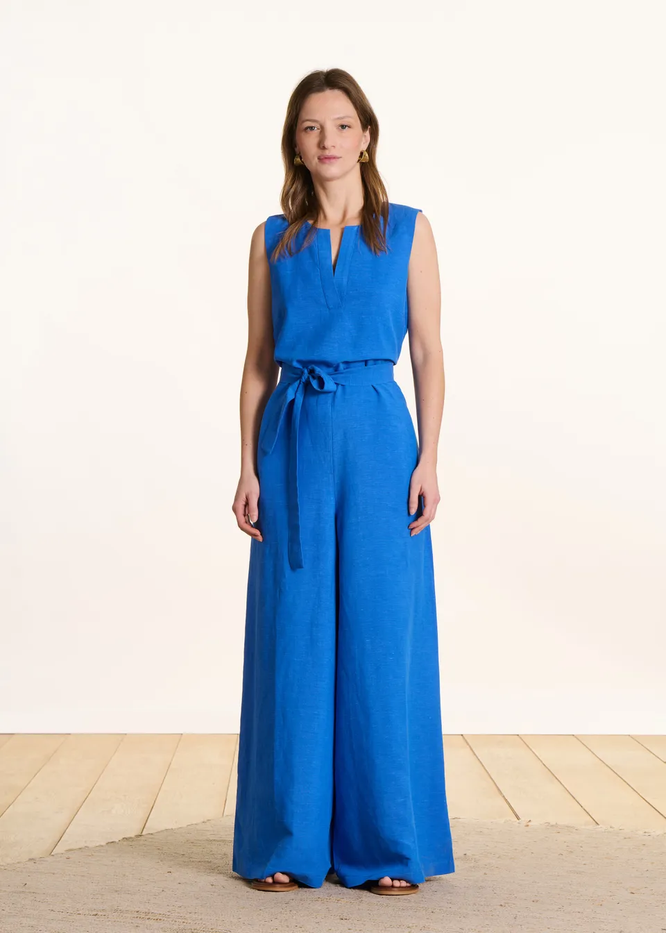 la-f-e-marabout-e-vlomee-overall-leinen-blau-gr-38 image 1
