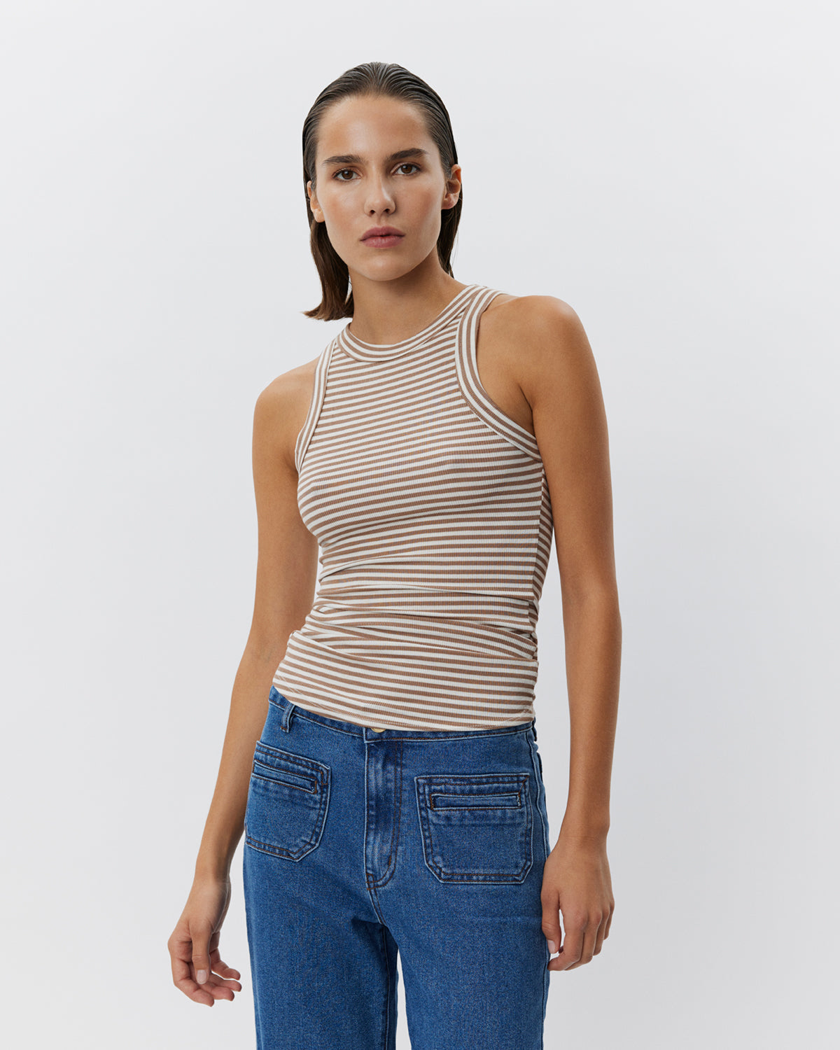 sofie-schnoor-women-julliesw-top-beige-streifen-viskose image 2