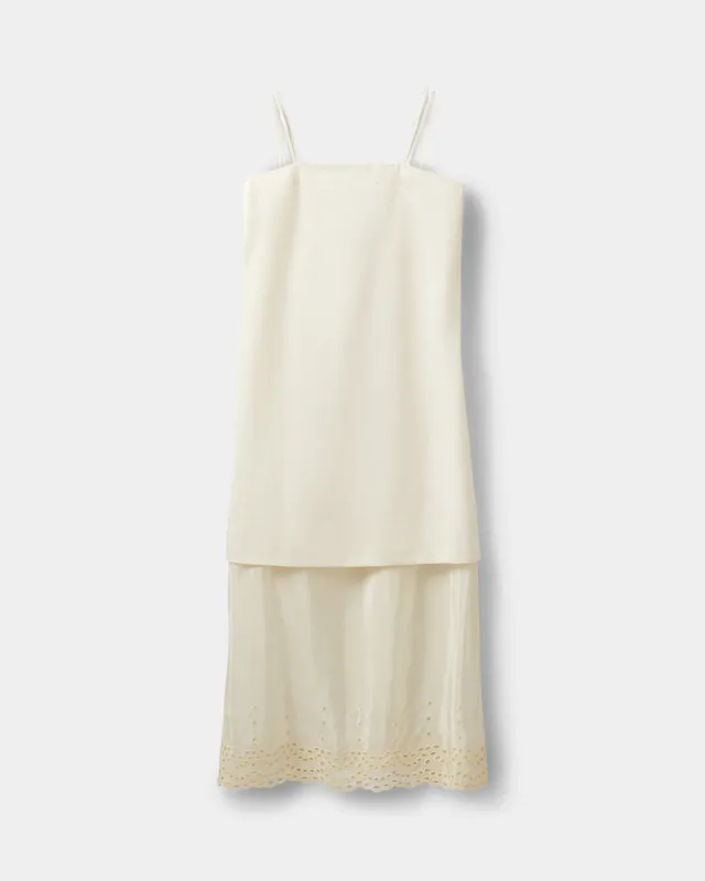 sofie-schnoor-rainesw-maxikleid-damen-cremewei image 1