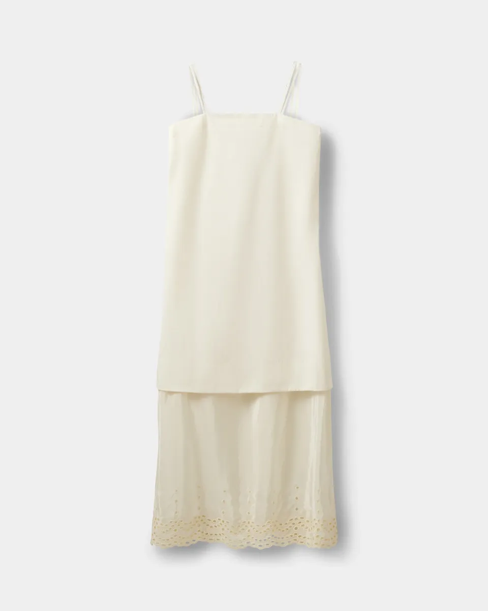 sofie-schnoor-rainesw-maxikleid-damen-cremewei image 1