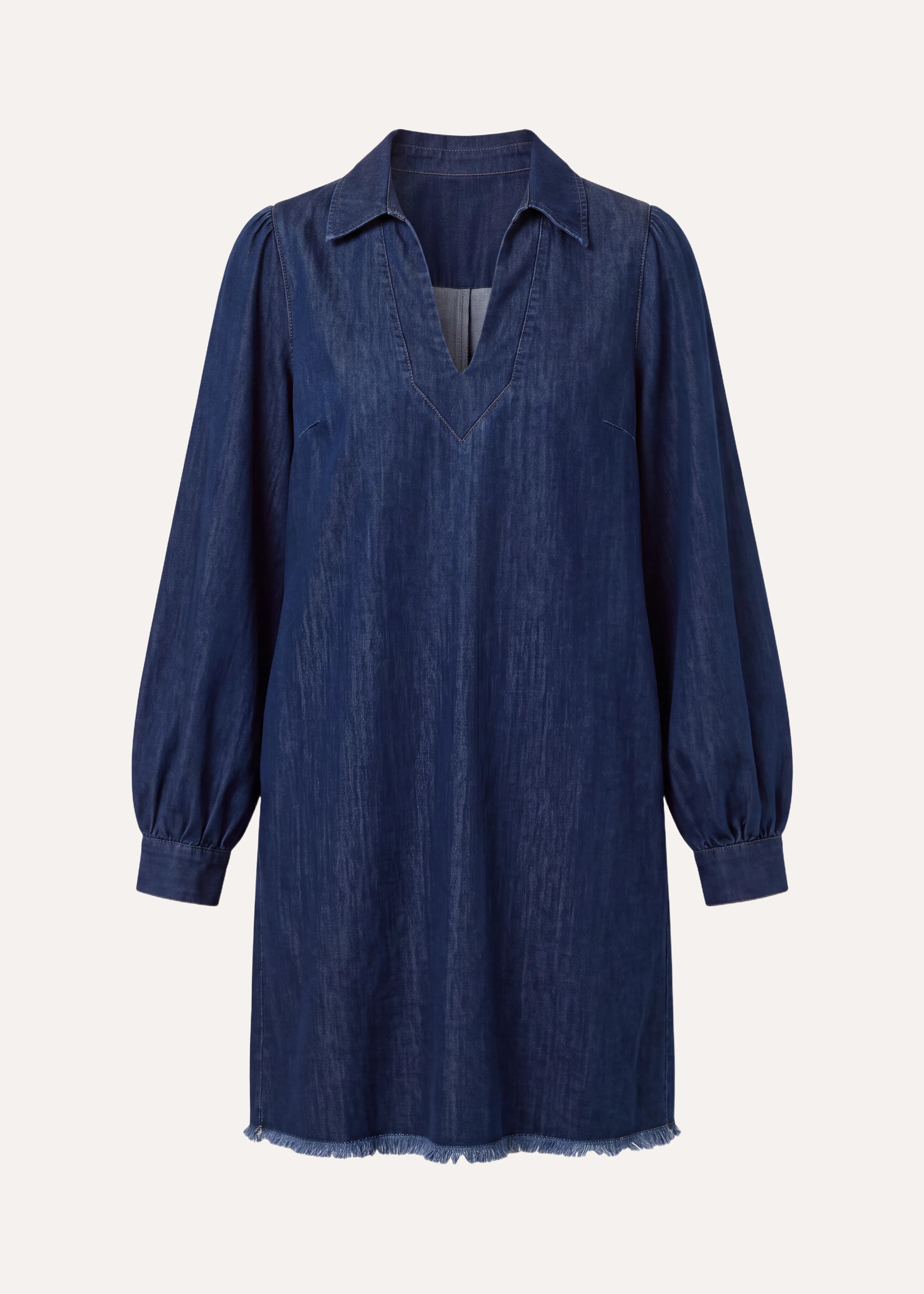 la-f-e-marabout-e-grida-jeans-kleid-blau-kurz-baumwolle image 6