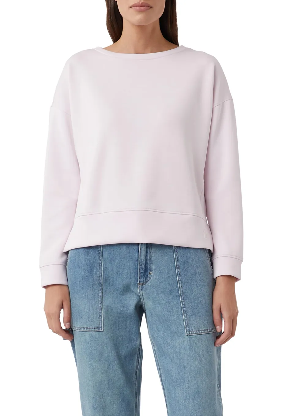 comma-sweatshirt-fabricmix-gr-44-schwarz-pullover image 1