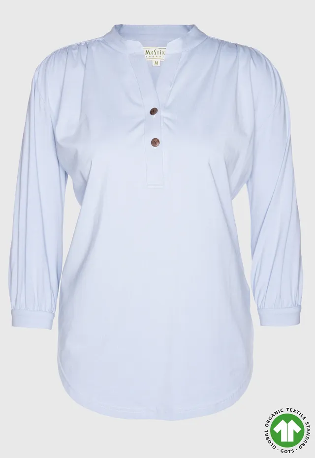 moshiki-dress-i-101-s26top-g4-shirt-saphire-bio-baumwolle image 1