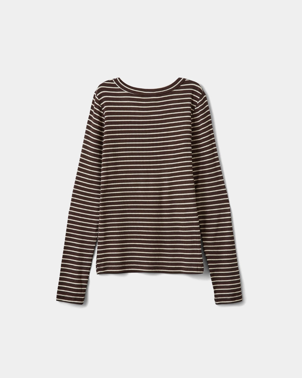 sofie-schnoor-young-petriciasy-ls-t-shirt-braun-gestreift-langarm image 3