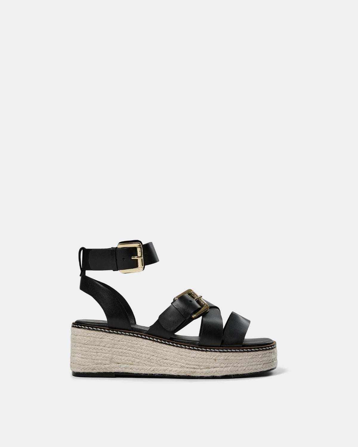 sofie-schnoor-women-irinasw-sandal-sandalen-schwarz-leder-plateau image 1