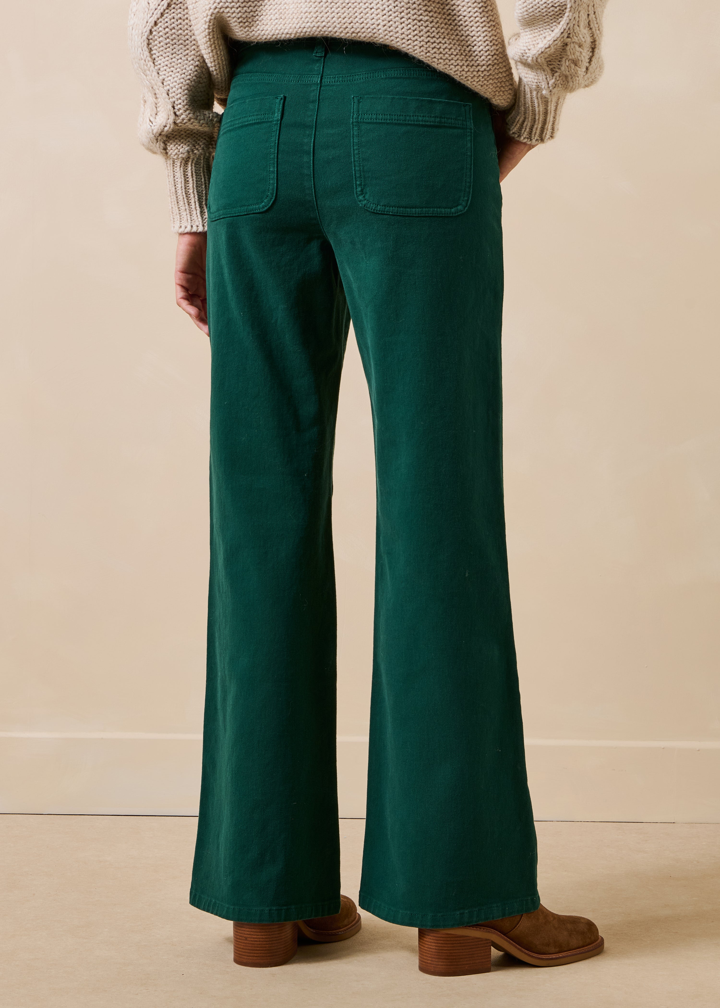 la-f-e-marabout-e-ekou-jean-gr-n-bootcut-bio-mittelhoch image 3