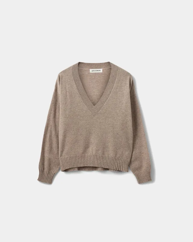 sofie-schnoor-women-edensw-sweater-braun-melange-wolle image 1