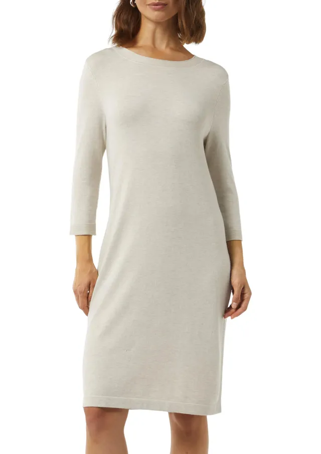 comma-strickkleid-antailliert-rippdetails-gr-46-kleid image 1