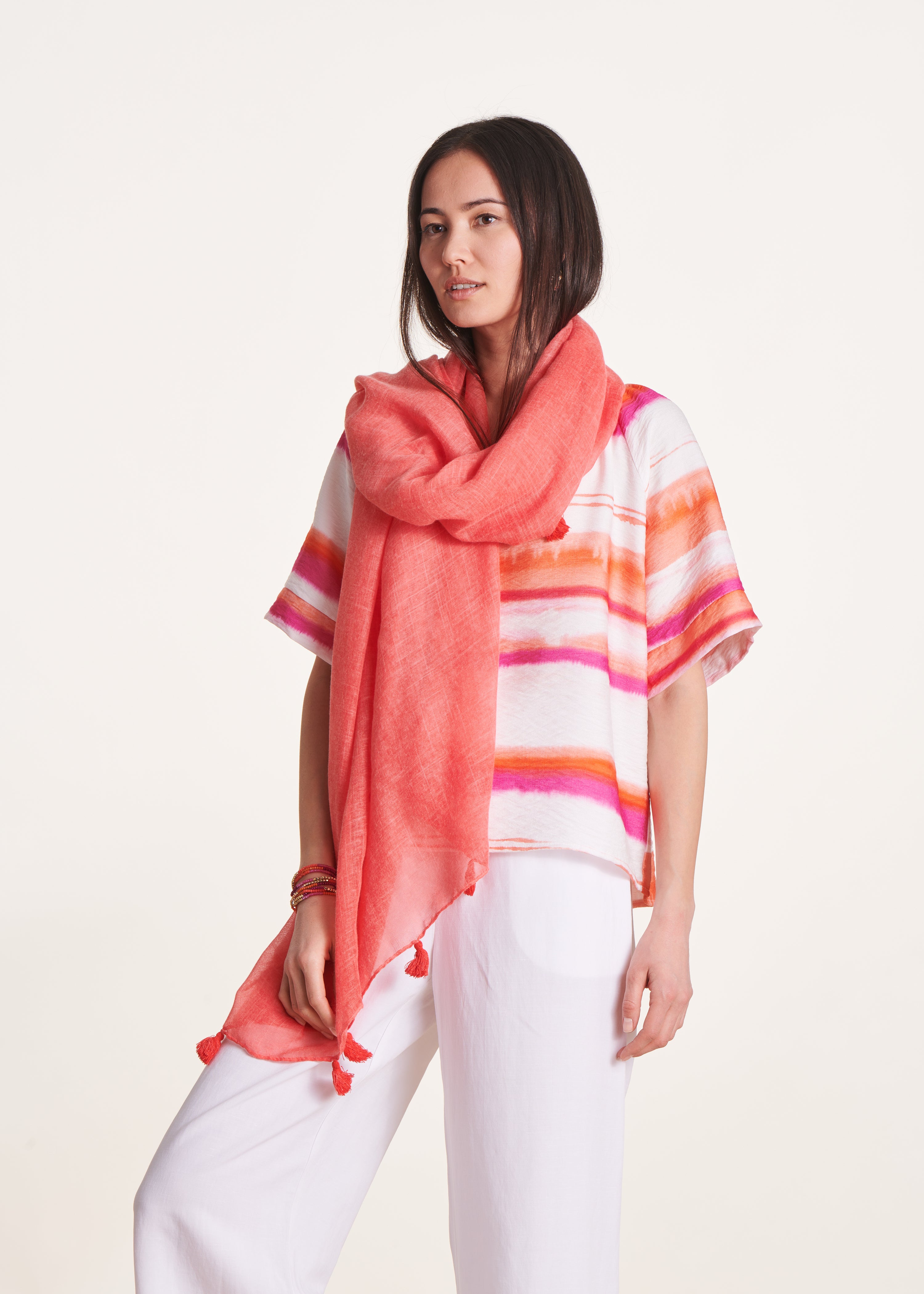 la-f-e-marabout-e-pinata-foulard-sunrise-koralle-tu image 1