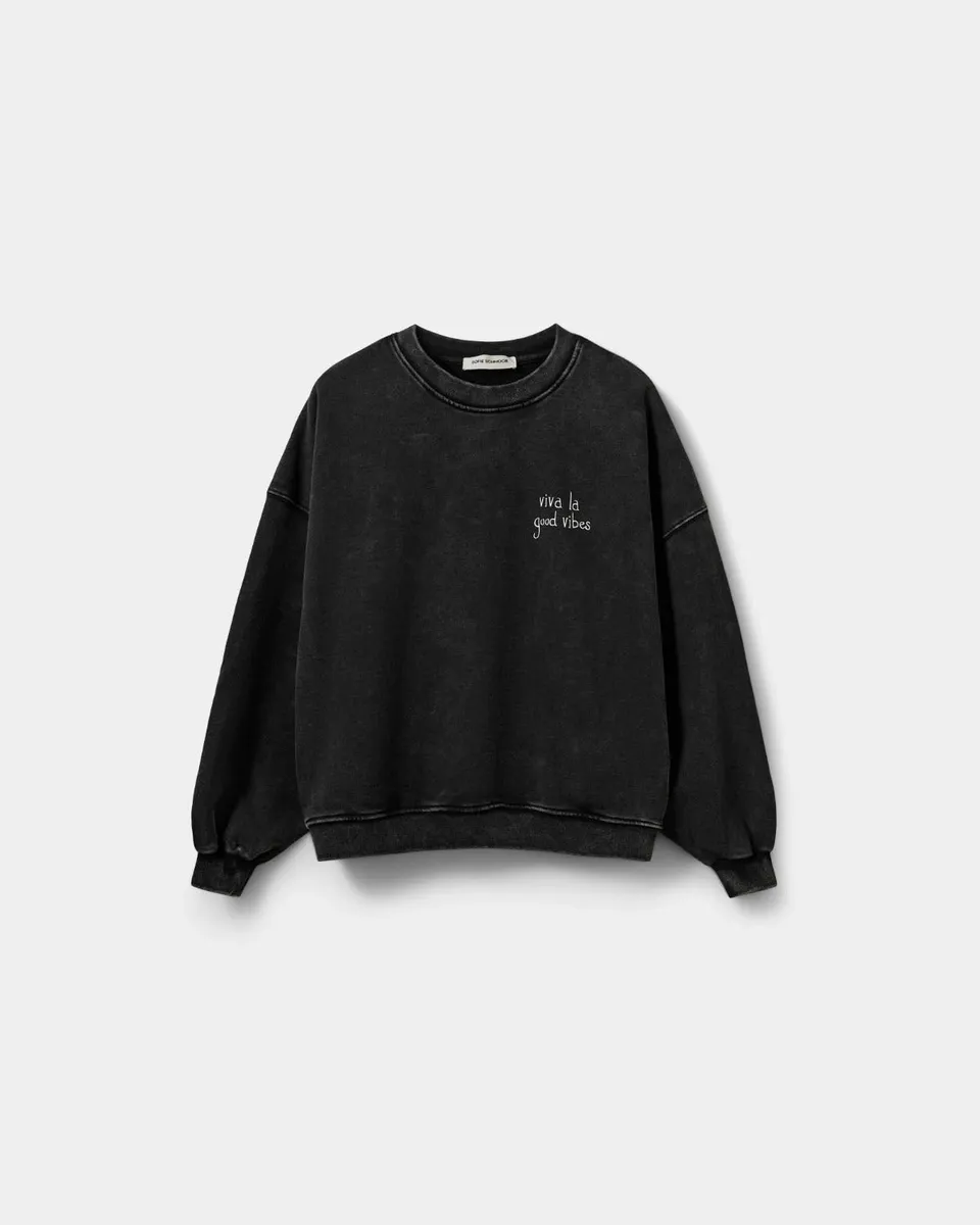 sofie-schnoor-women-parossw-s263311-sweatshirt-washed-black image 1