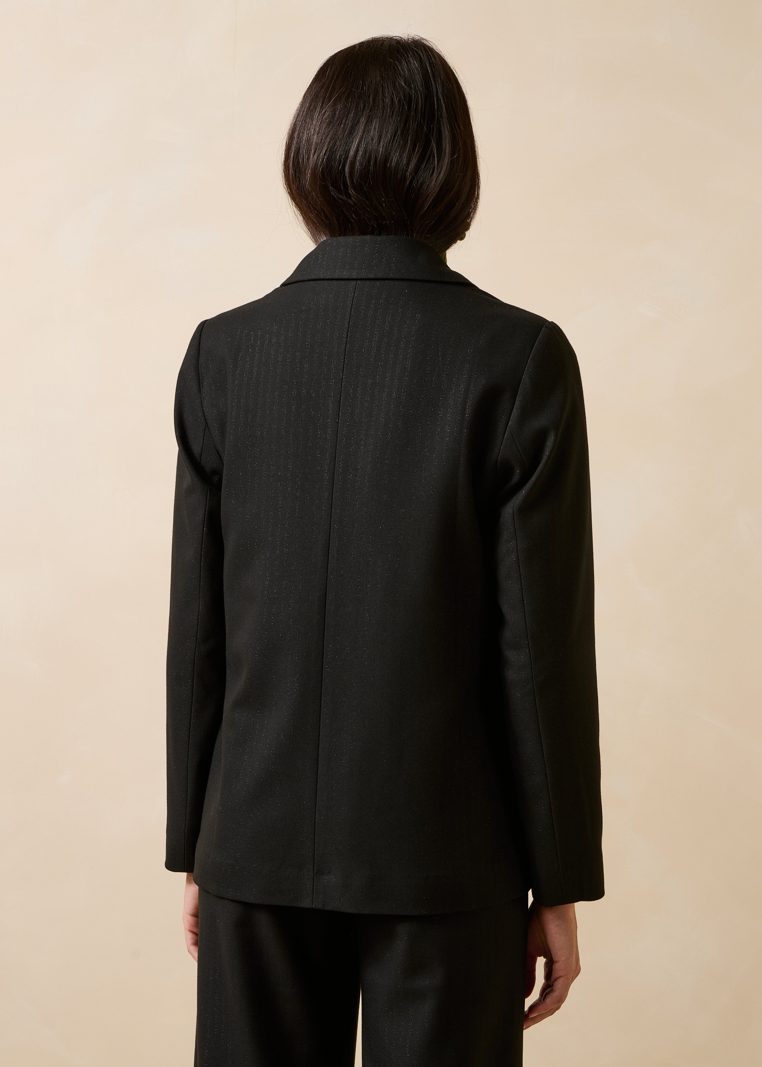 la-f-e-marabout-e-galina-blazer-schwarz-gestreift image 3