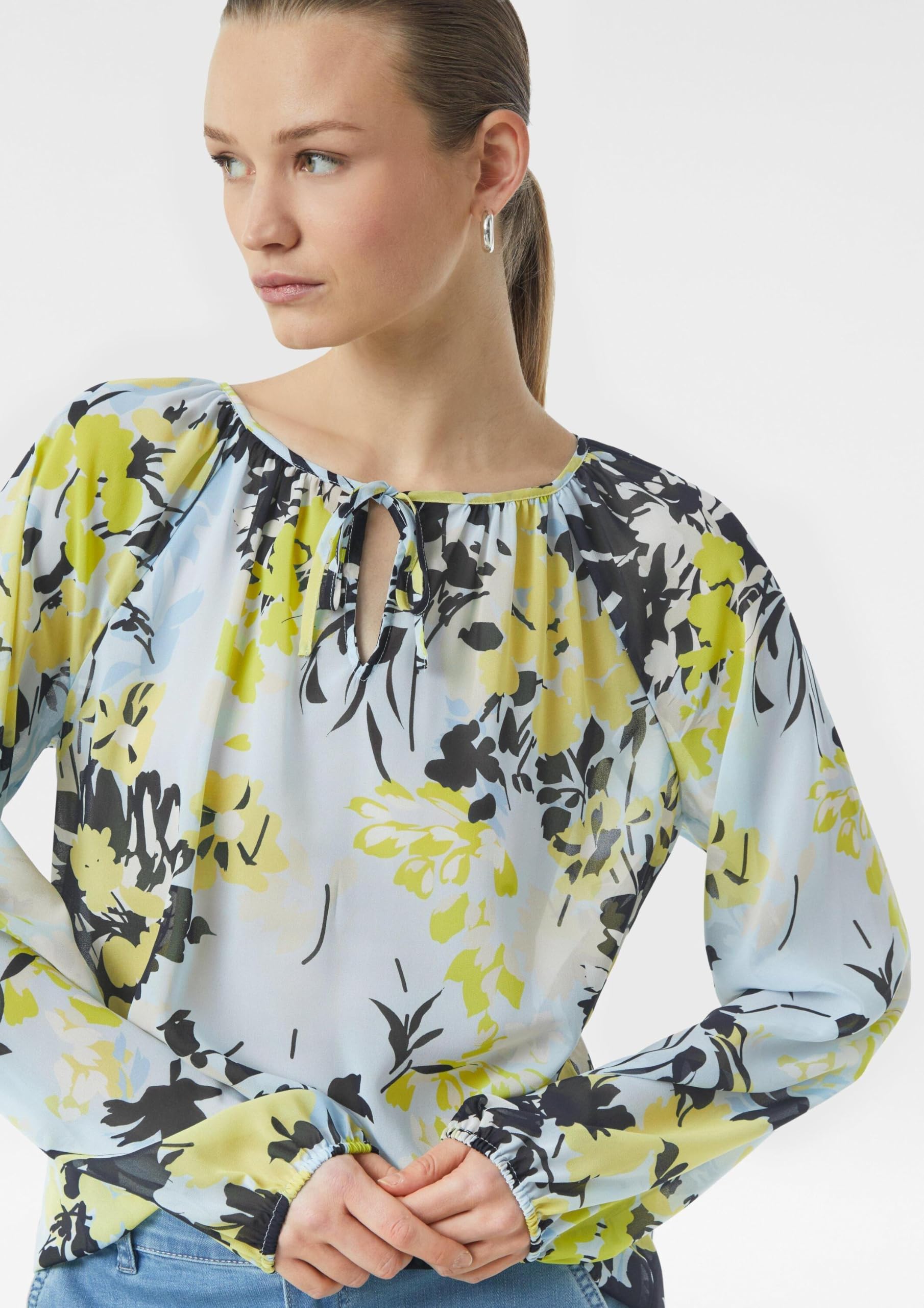 comma-blouses-chiffon-bluse-gr-e-38-mit-schleife image 6