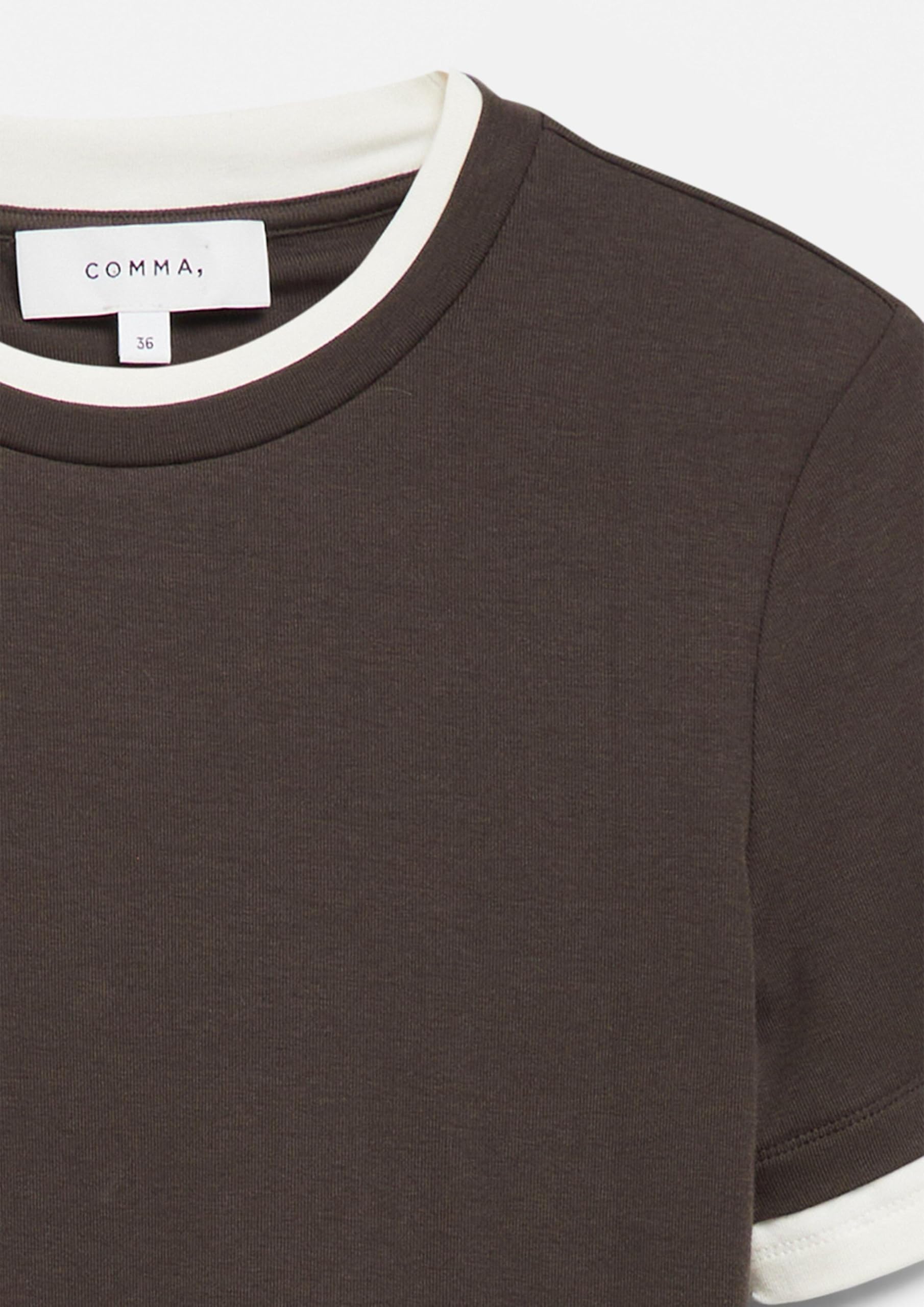 comma-tops-t-shirt-layeringoptik-gr-46-strickjersey image 5
