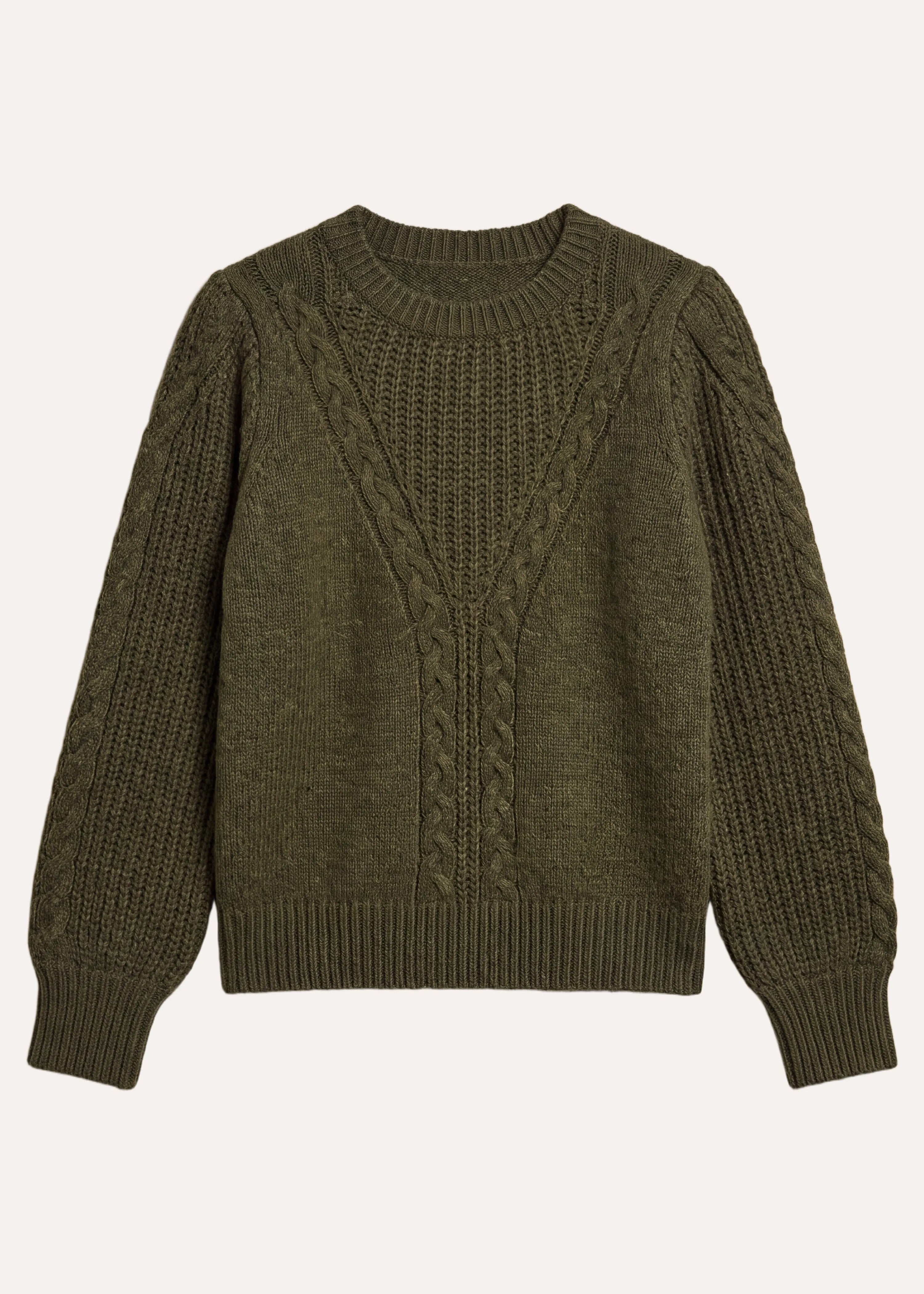 la-f-e-marabout-e-garera-pullover-khaki-zopf image 6