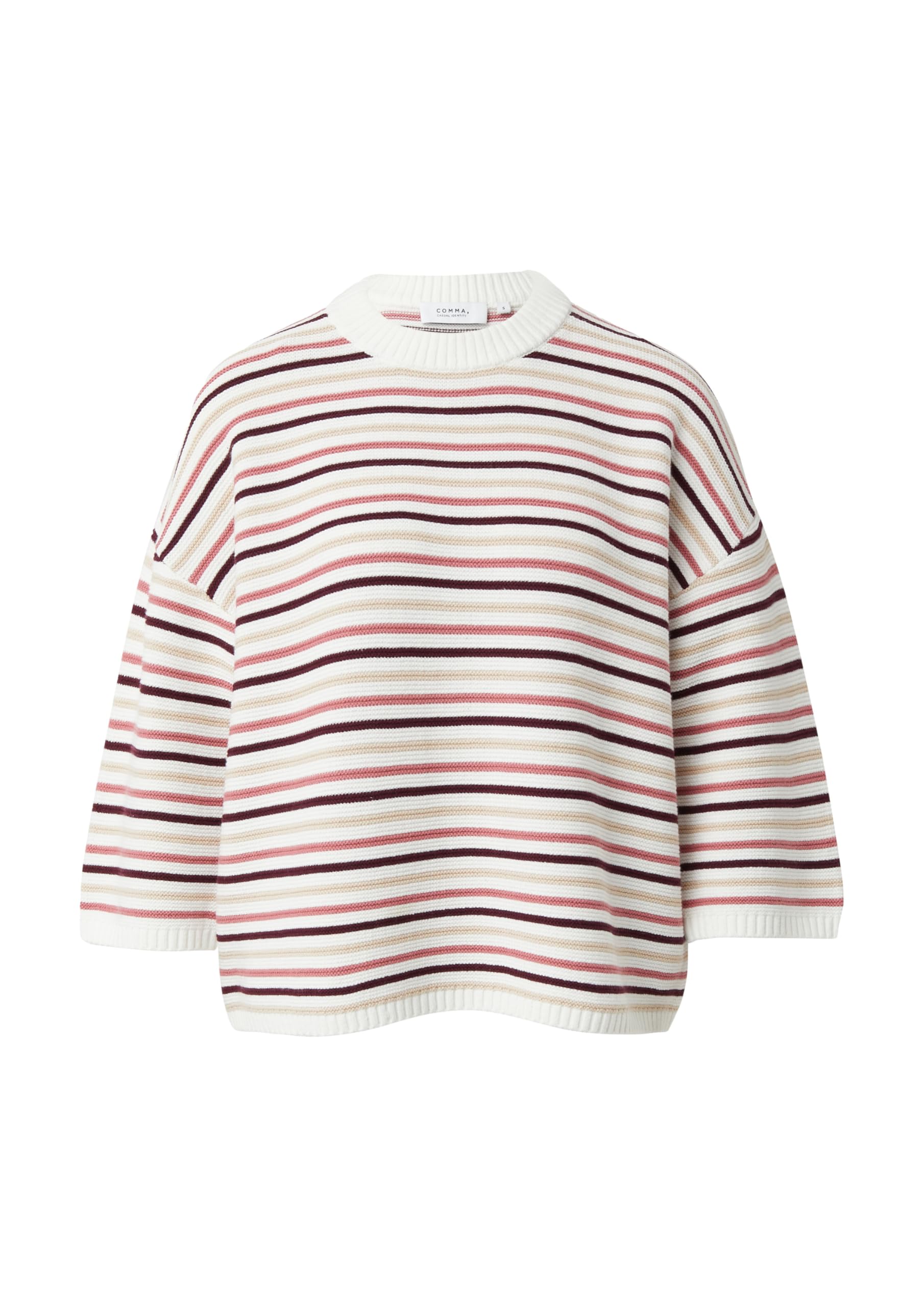 comma-strickpullover-streifen-relaxed-fit-xs-3-4-arm image 4