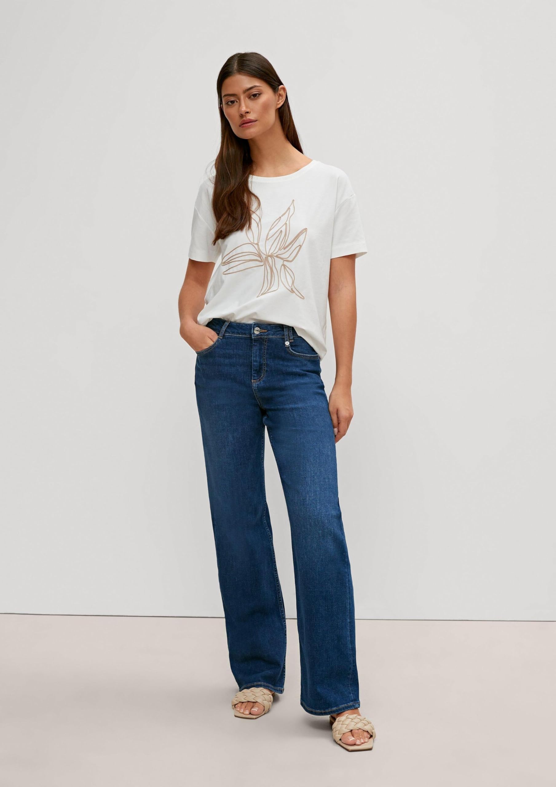 comma-trousers-freizeithose-culotte-gr-34-lang-tiefblau image 7