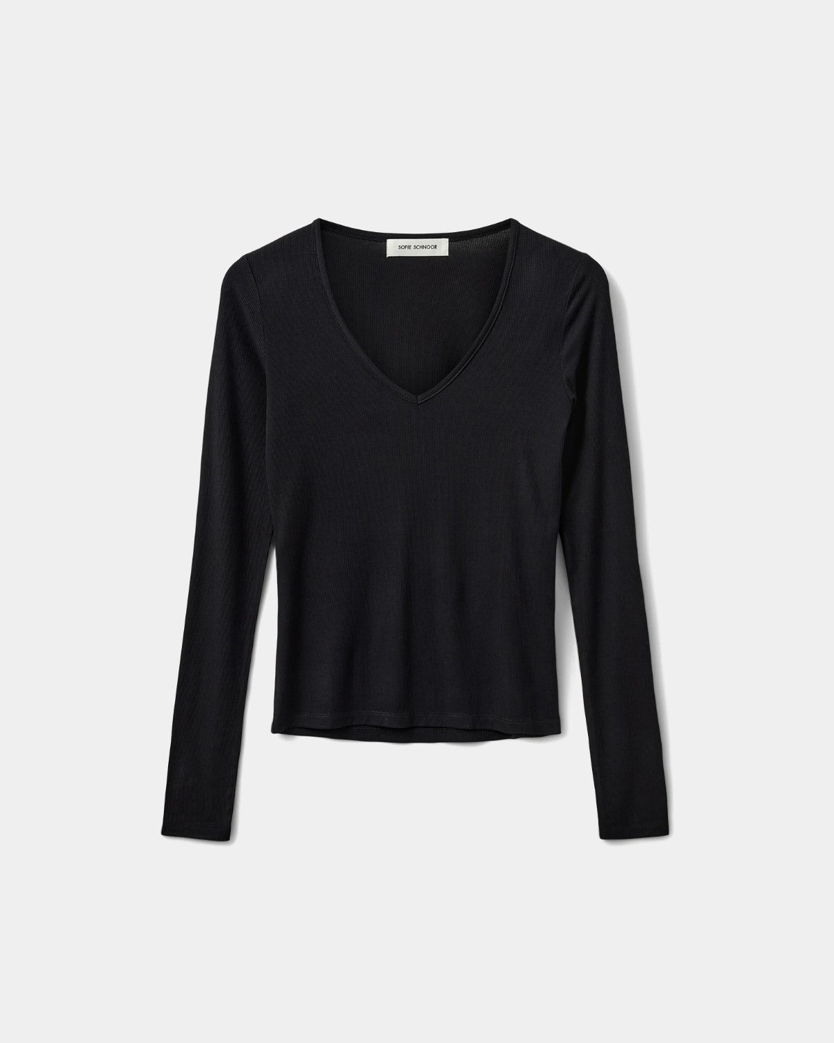 sofie-schnoor-sallysw-shirt-snos559-langarmshirt-schwarz-viskose image 1