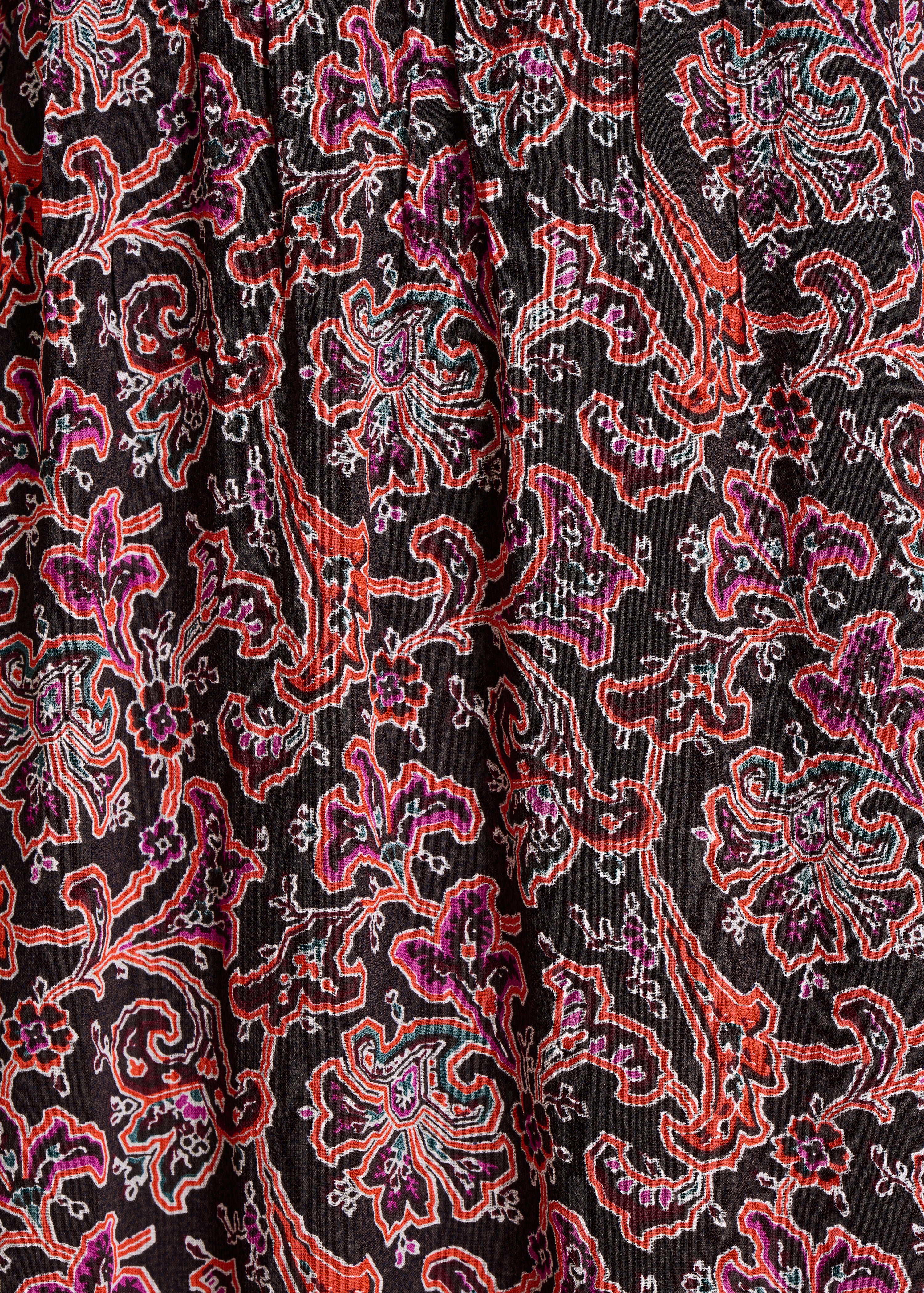 la-f-e-marabout-e-maxikleid-schwarz-floral-3-4-arm-volant image 4