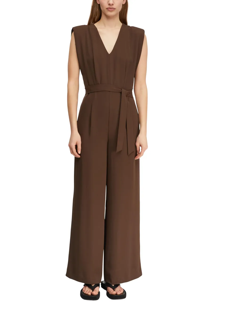 comma-overall-relaxed-fit-braun-gr-e-34-jumpsuit image 1