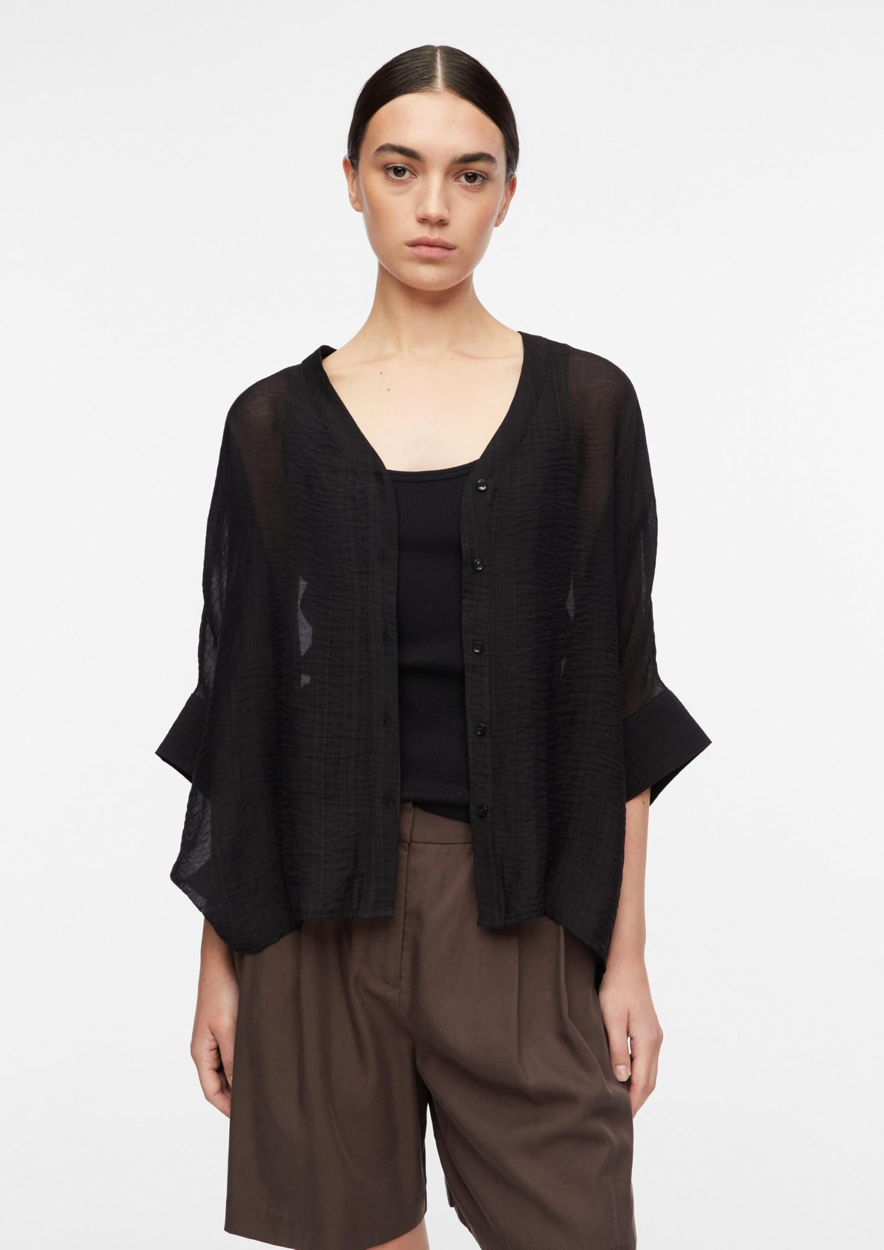 comma-oversized-bluse-gr-l-viskosechiffon-damenbluse image 4