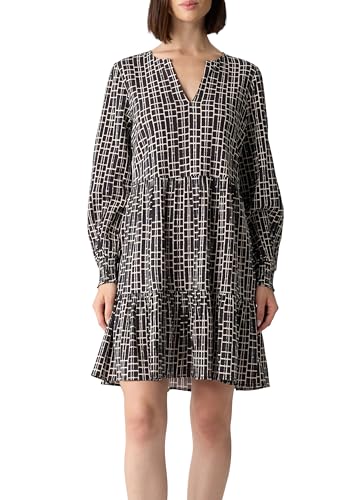 comma-dresses-printkleid-volants-gr-42-strukturiert image 8