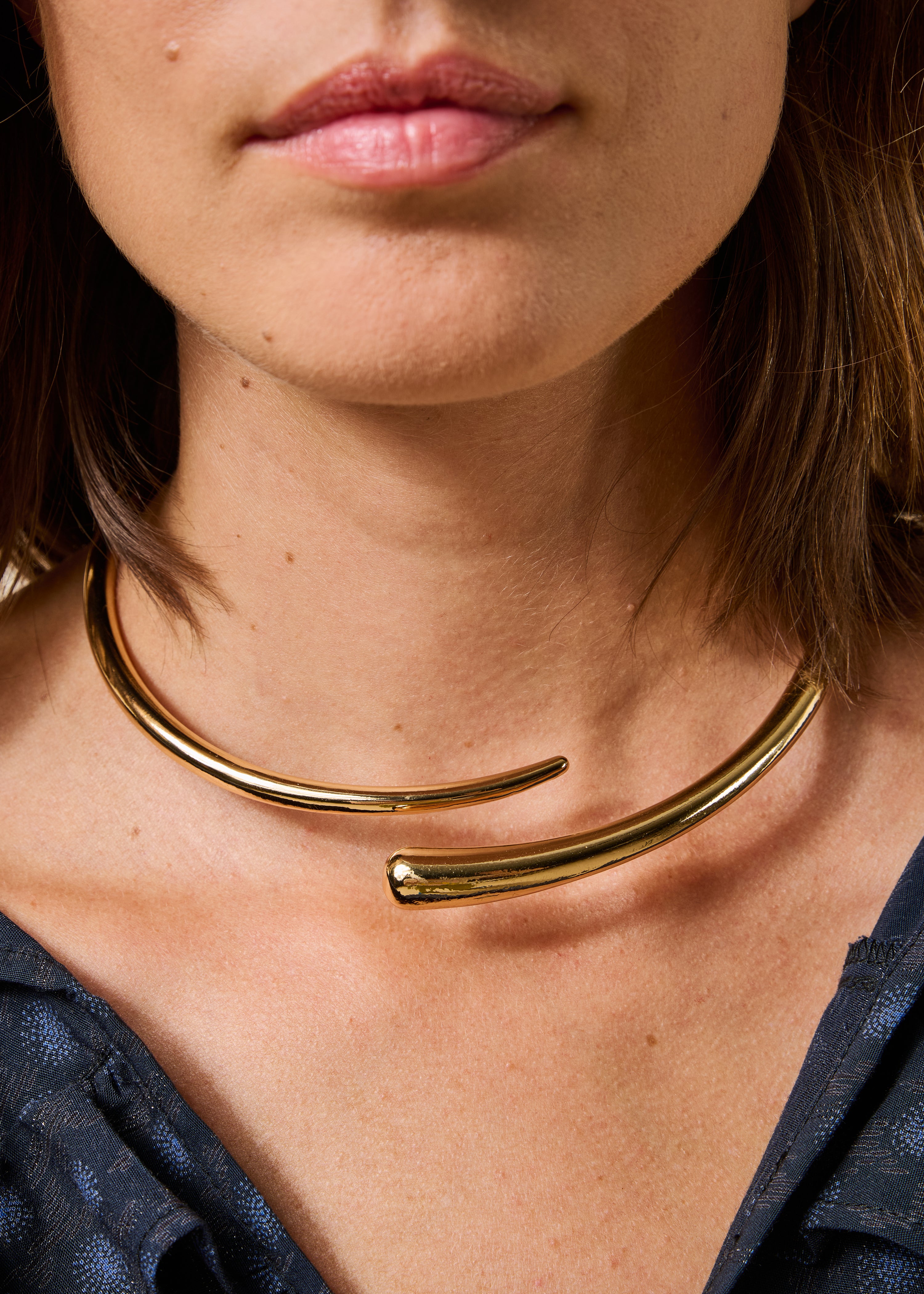 la-f-e-marabout-e-fureura-kette-gold-choker-metall image 2
