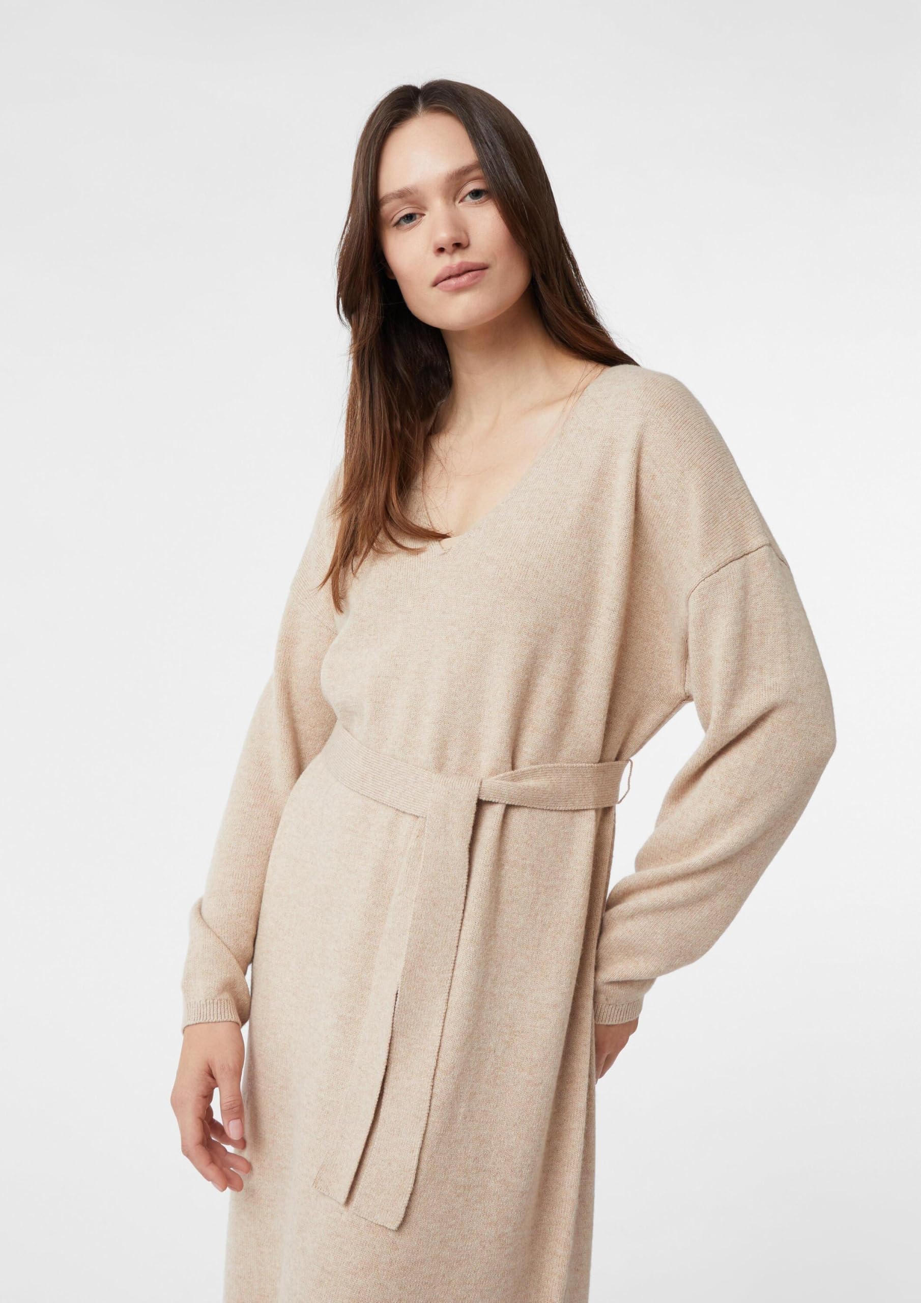 comma-midi-kleid-wollmix-relaxed-fit-gr-e-34-mit-g-rtel image 5