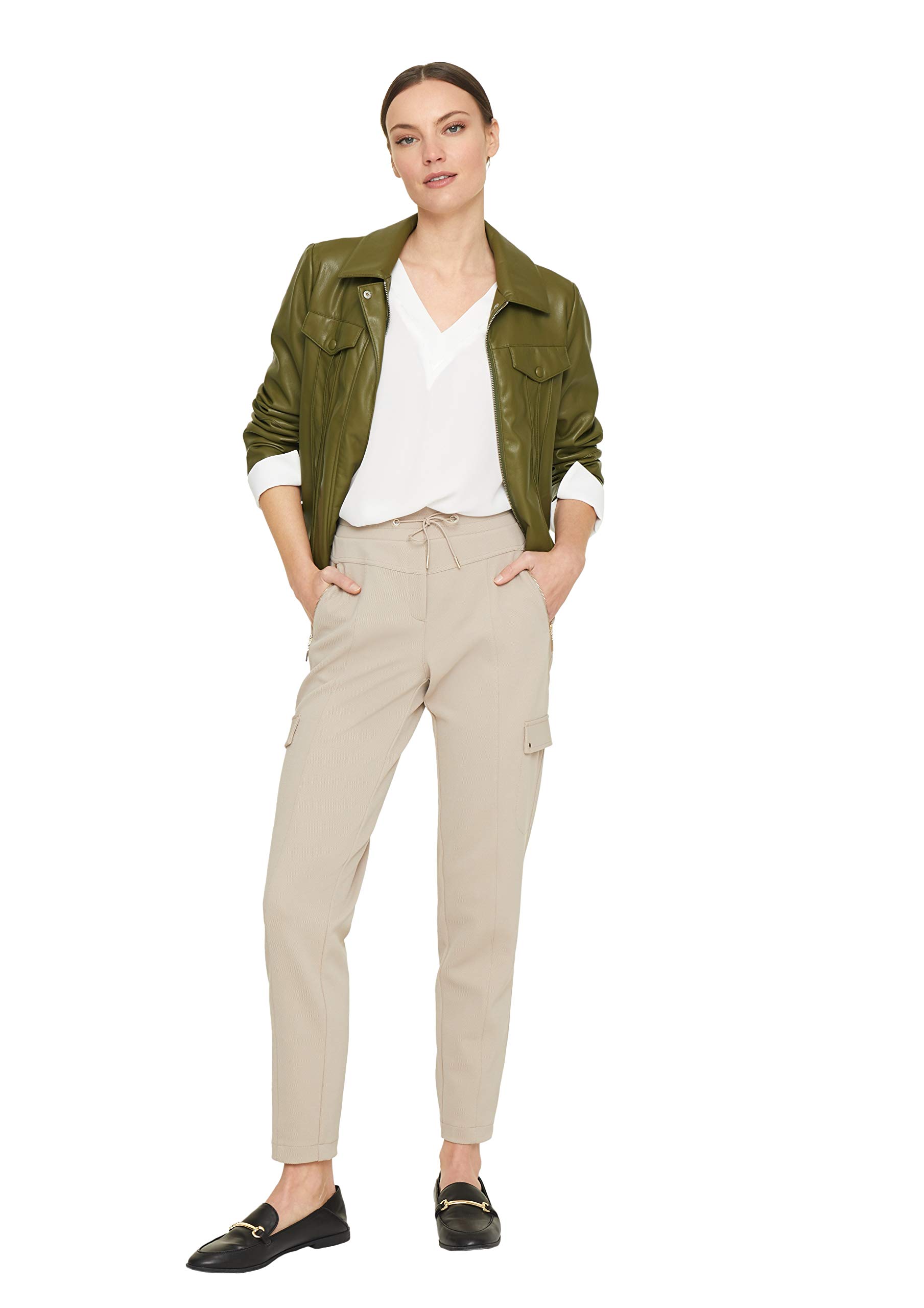 comma-jacke-glattleder-optik-deep-green-gr-38-kurz image 4