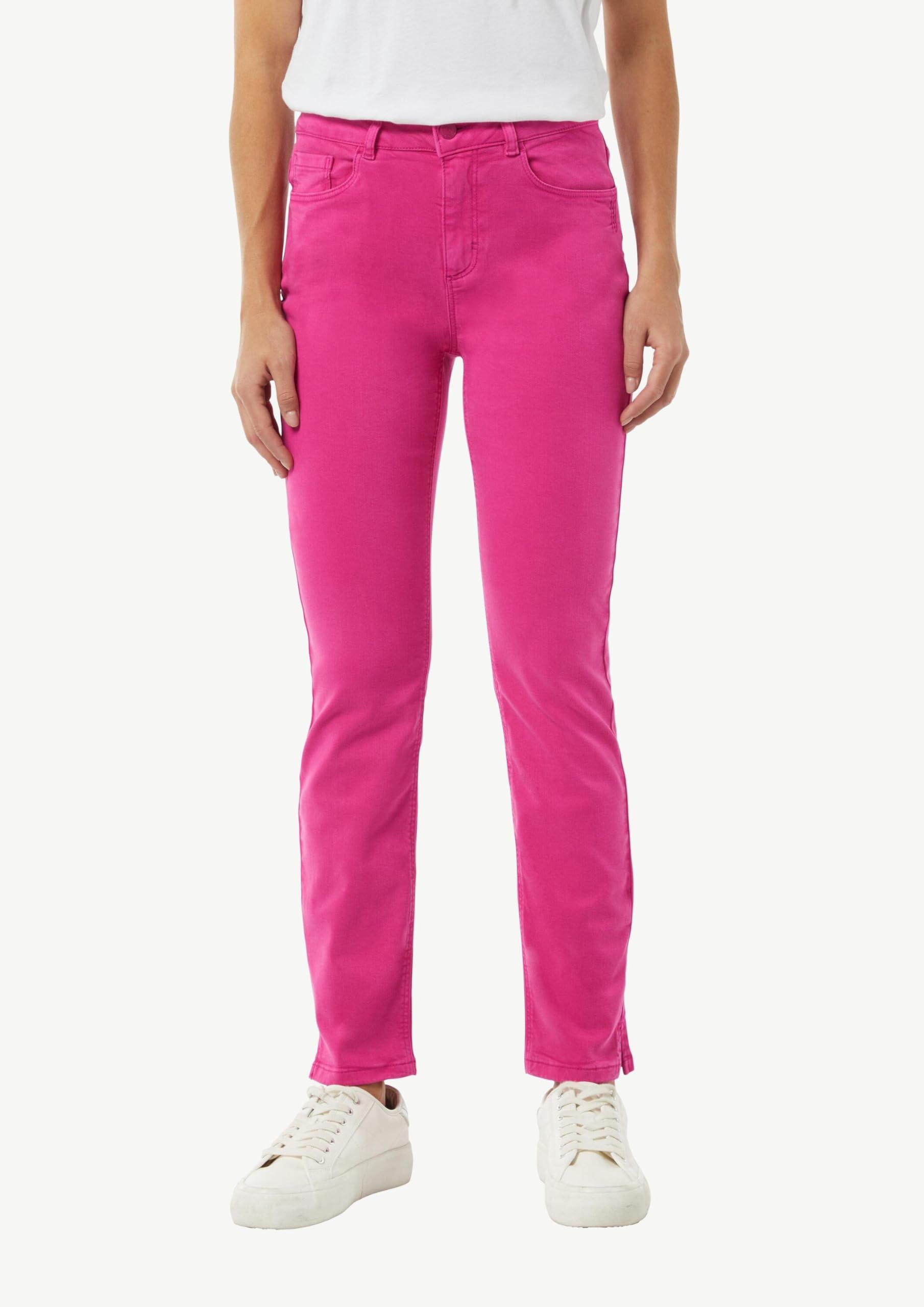 comma-skinny-jeans-damenjeans-gr-38-rosa-geschlitzter-saum image 5