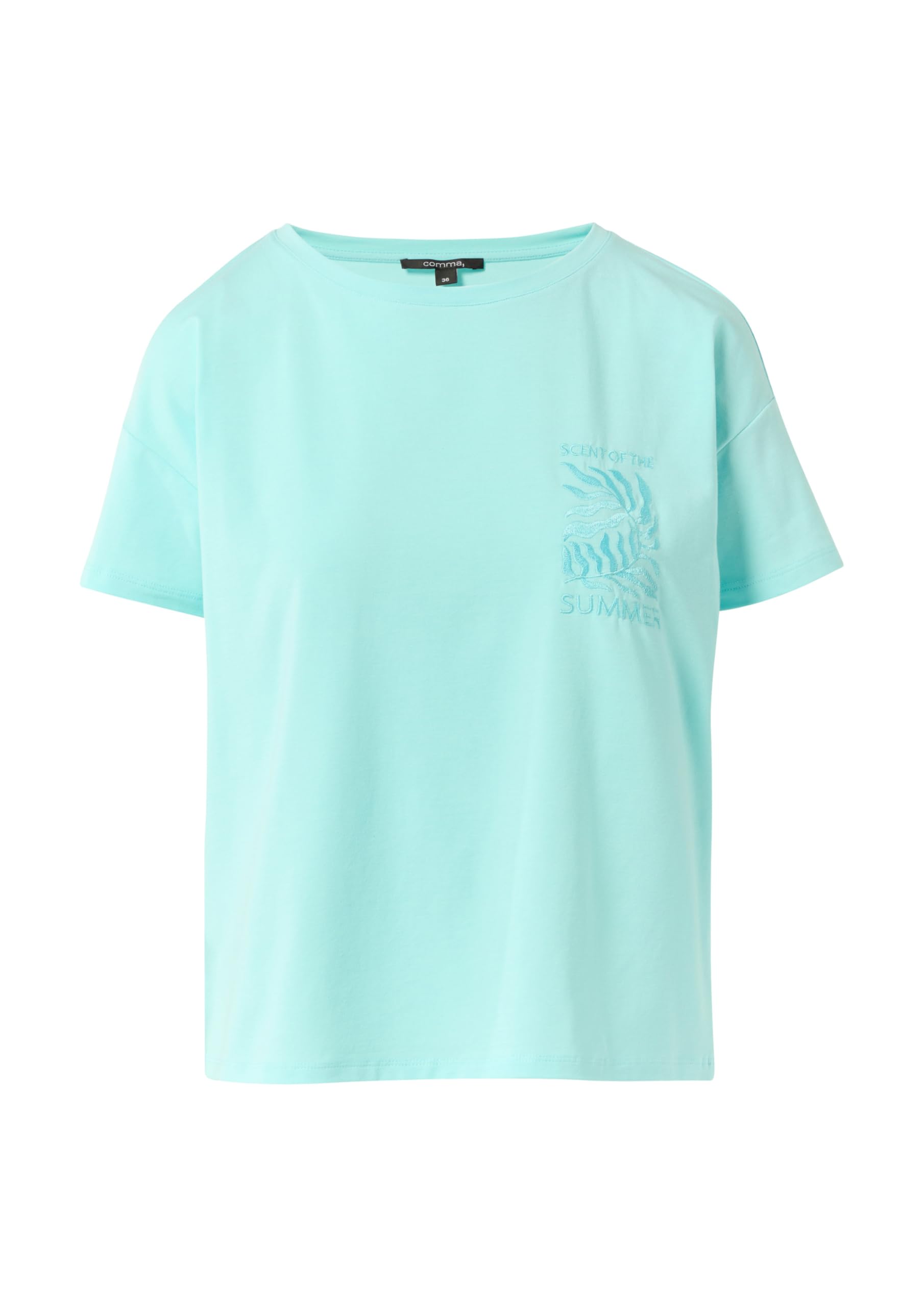 comma-t-shirt-t-rkis-6040-modalmix-shirt image 7