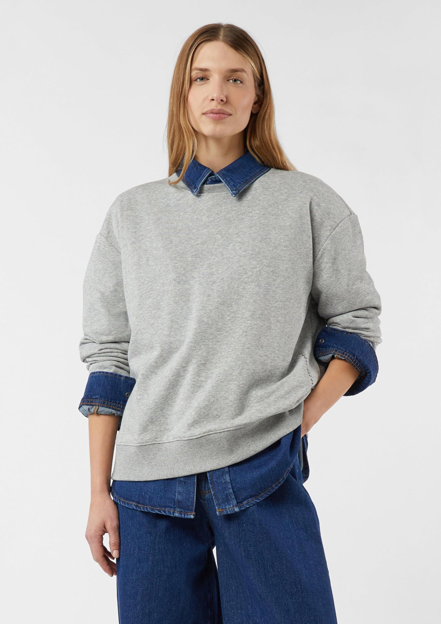 comma-oversized-sweatshirt-relaxed-olivgr-n image 7
