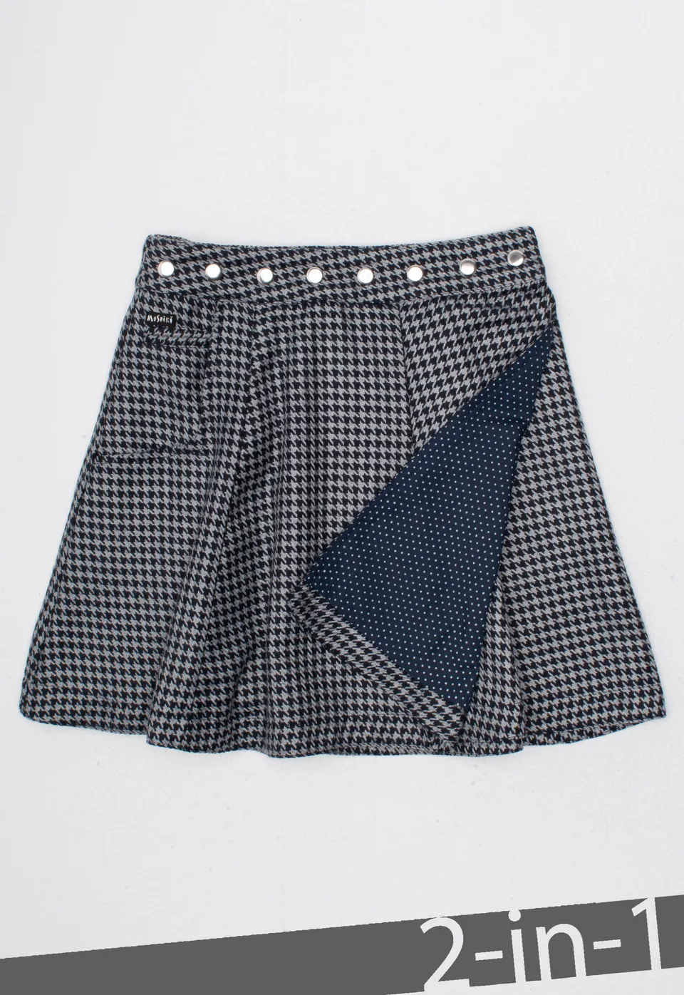 moshiki-hot-cookie-71-tweed-wickelrock-45-cm-wendbar image 1