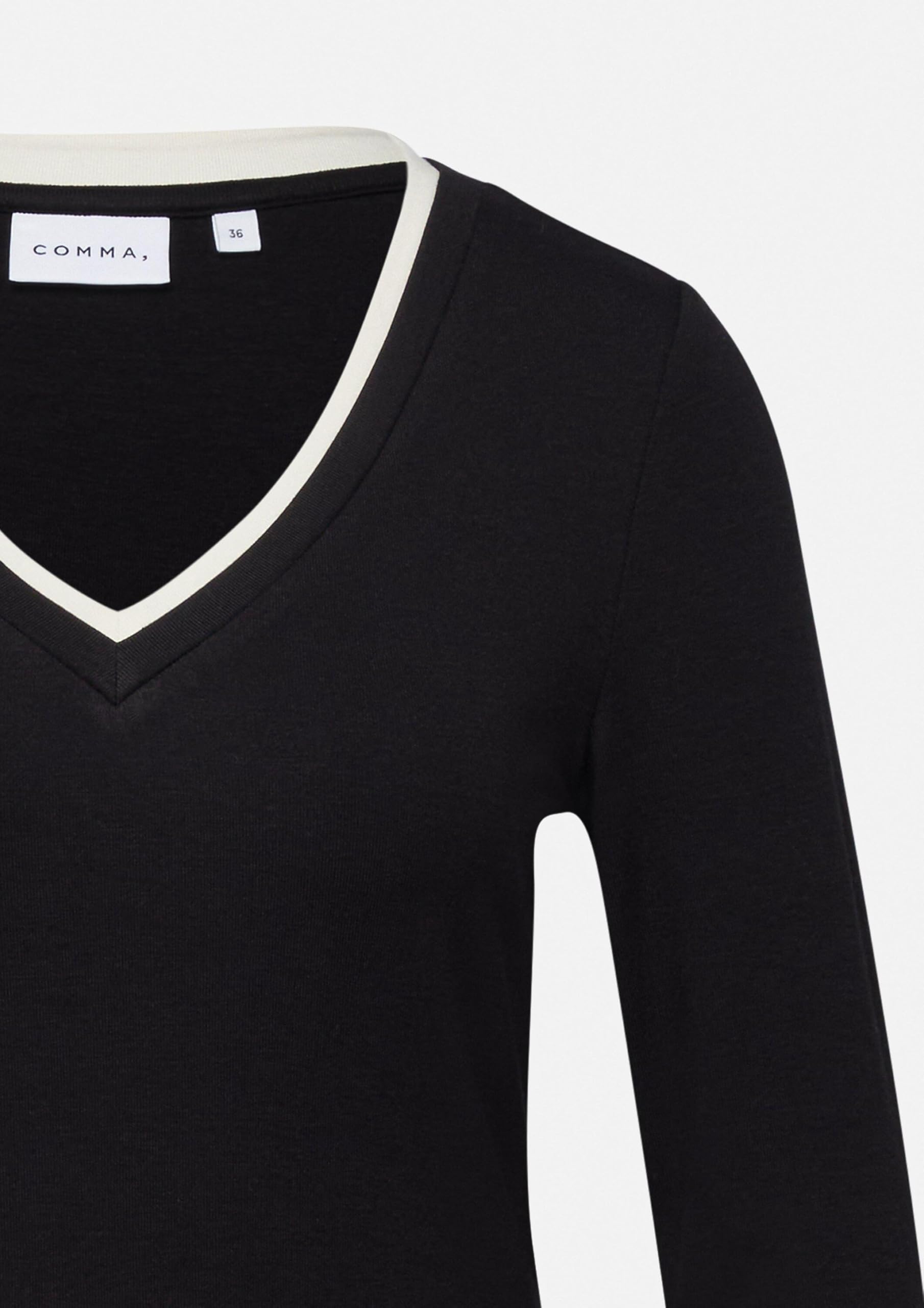 comma-2176245-jersey-longsleeve-pastellt-rkis-kontrast image 6