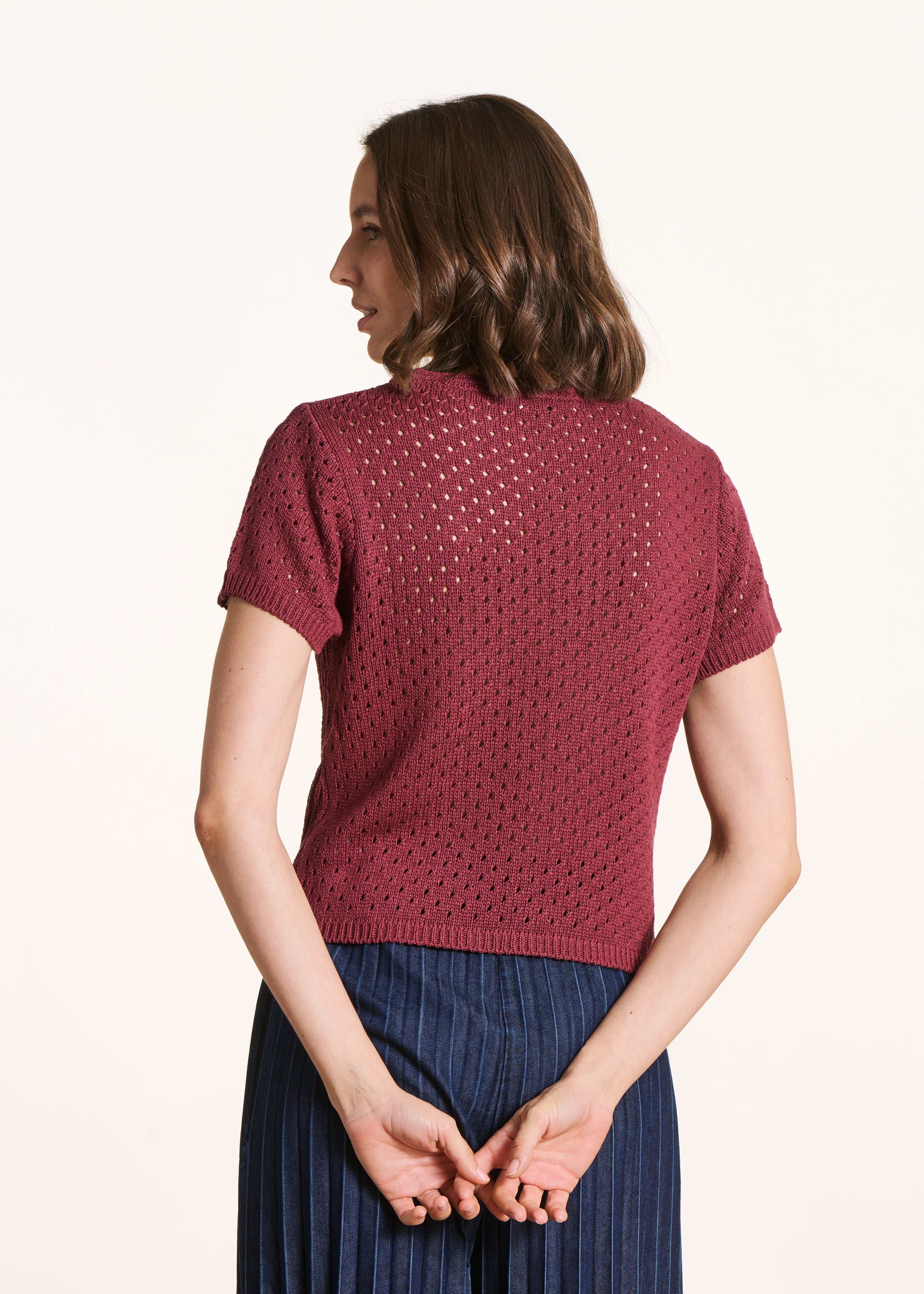 la-f-e-marabout-e-pullover-bordeaux-lochstrick-mahogany image 3