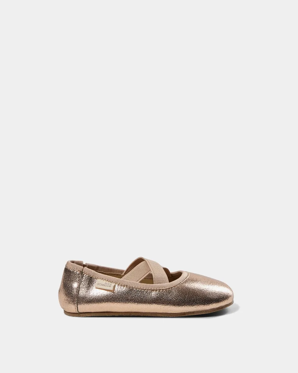 sofie-schnoor-melask-indoor-shoe-peach-leder-hausschuh image 1