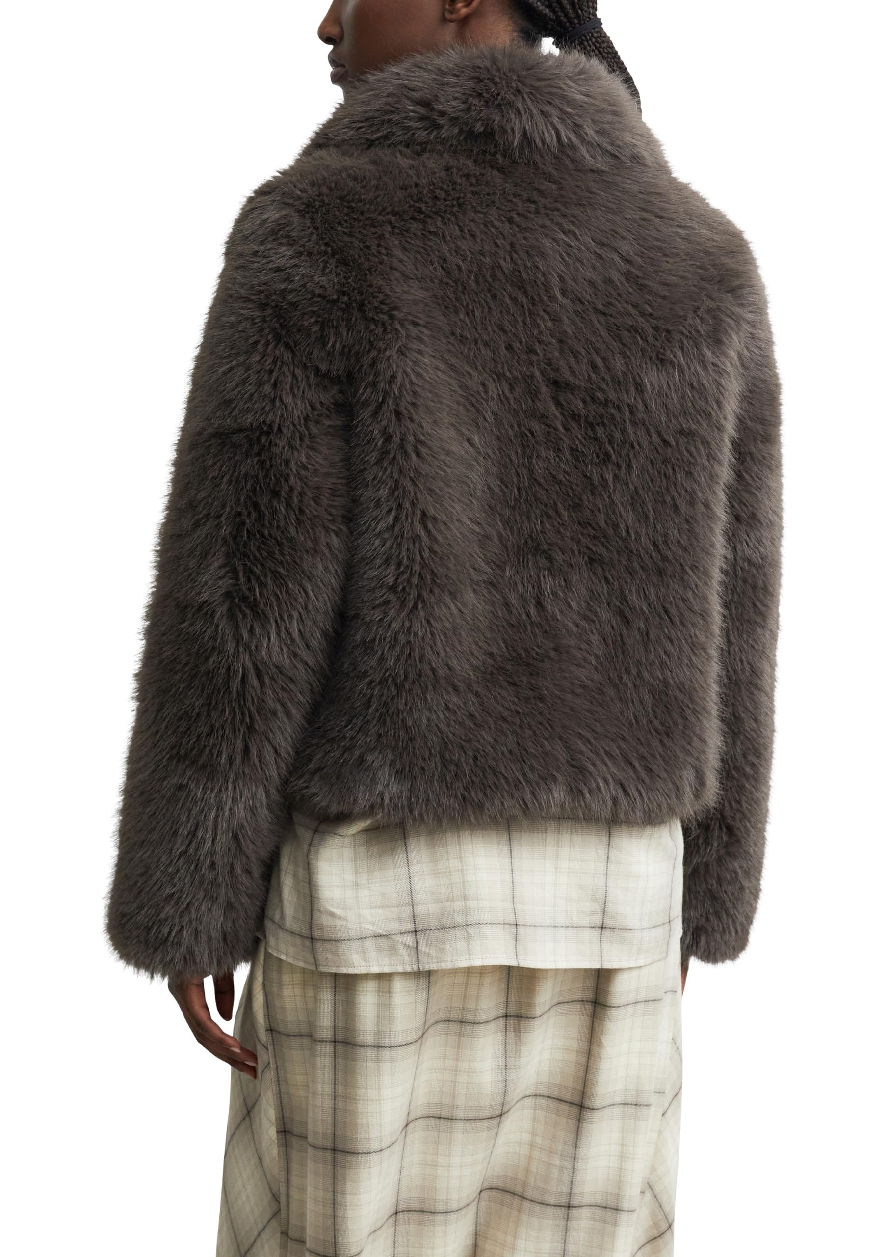 comma-jackets-outdoor-jacke-webpelz-gr-l-relaxed-dunkelbraun image 2