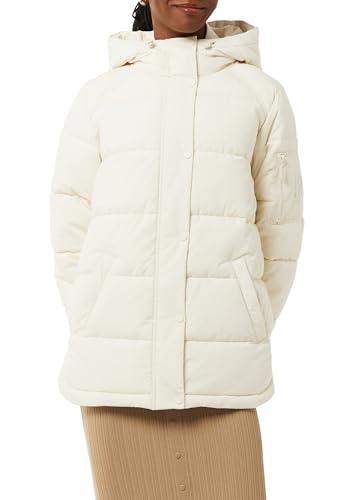 comma-steppjacke-damen-gr-40-beige-kapuze-baumwolle image 7