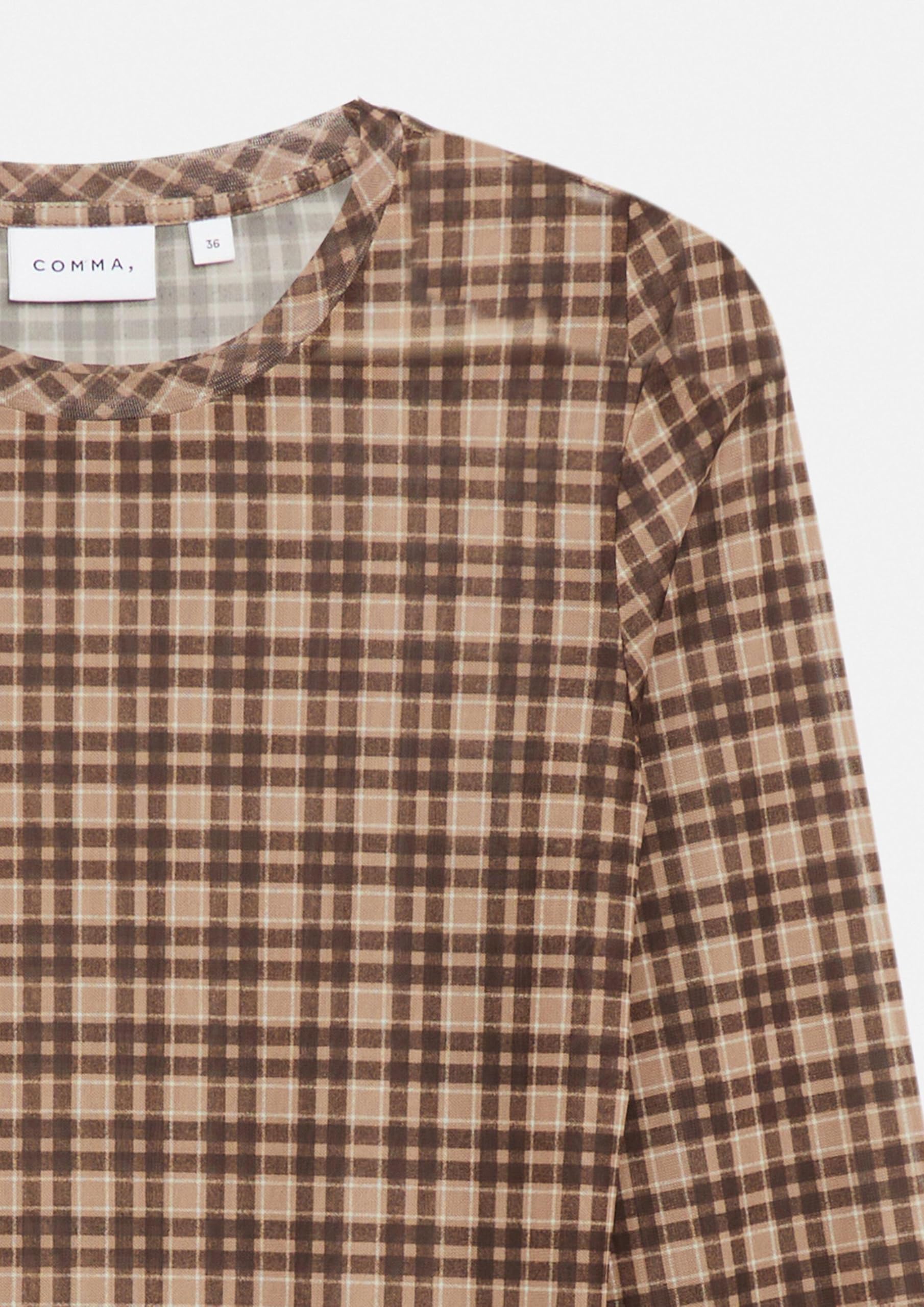 comma-tops-longsleeve-mesh-gr-32-karo-slim image 5
