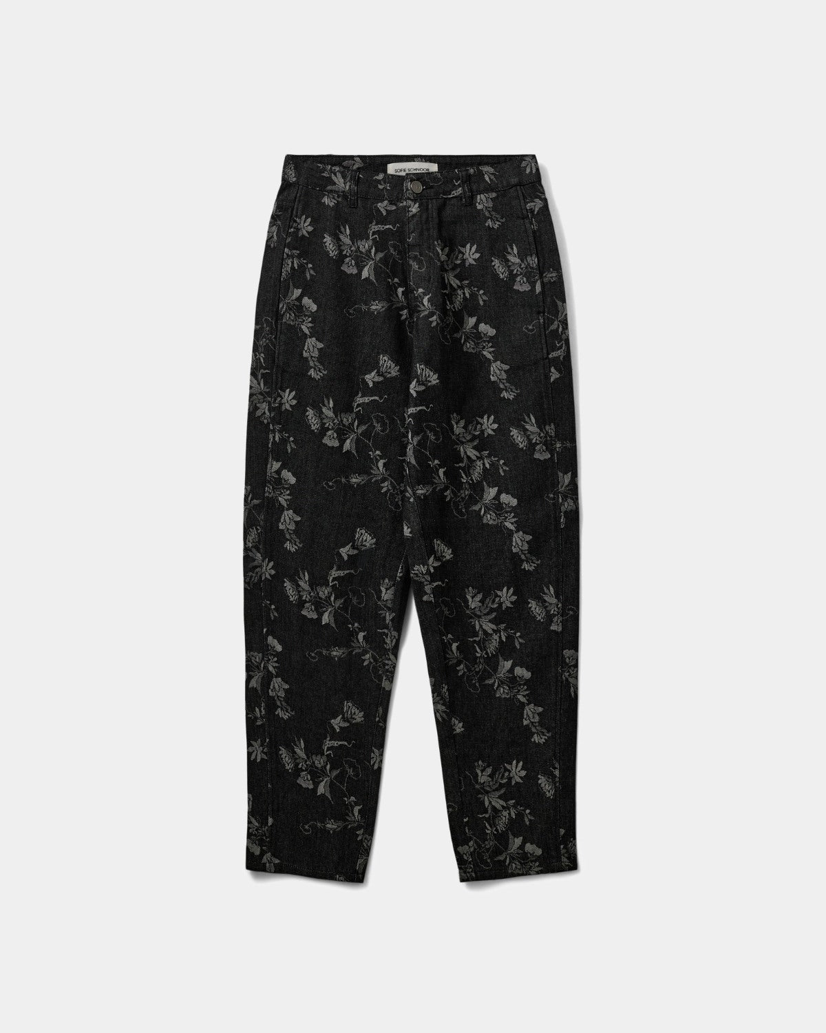 sofie-schnoor-mariamsw-jeans-black-flower-tapered image 1