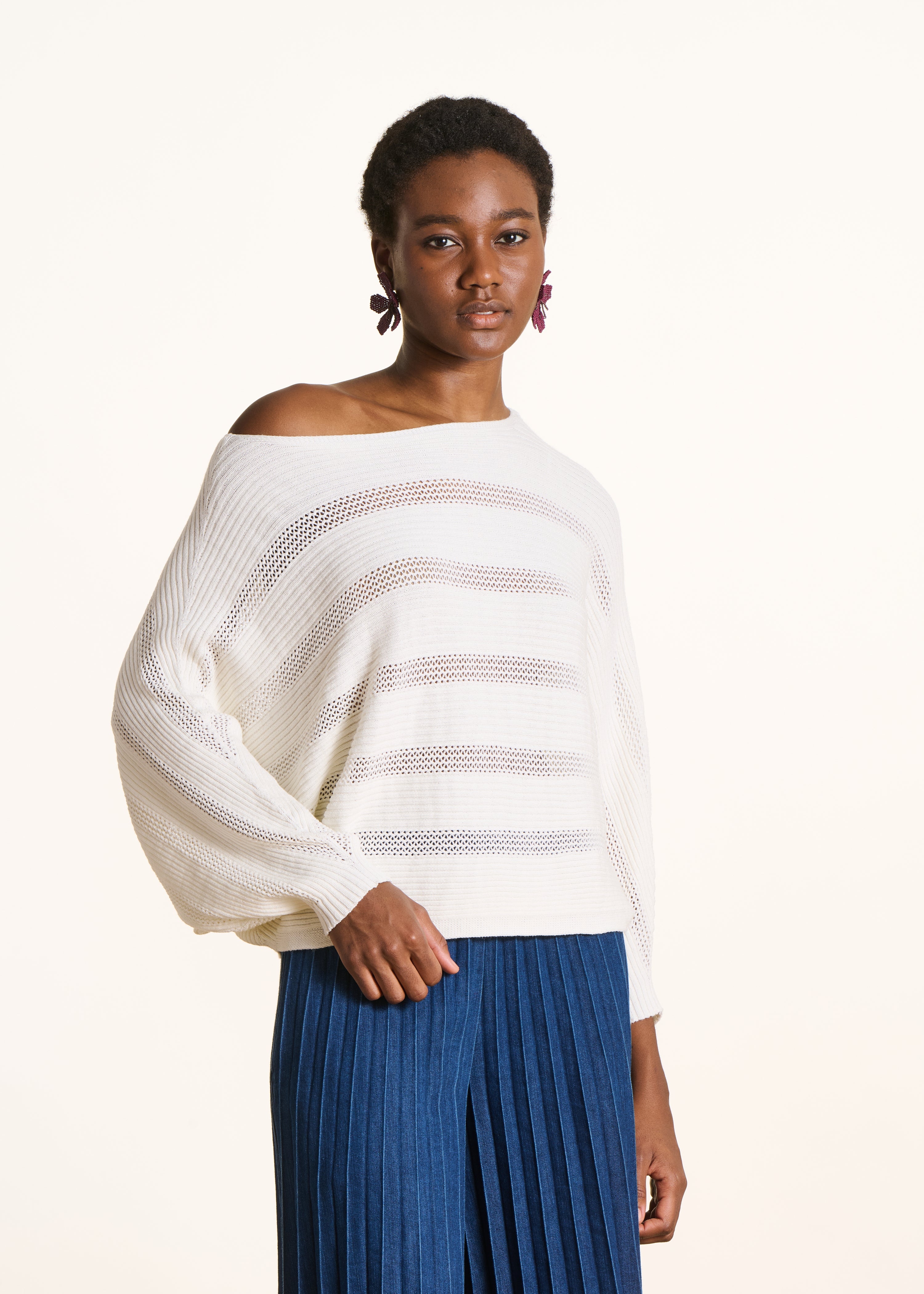 la-f-e-marabout-e-fartac-pullover-wei-cape-kurz image 1