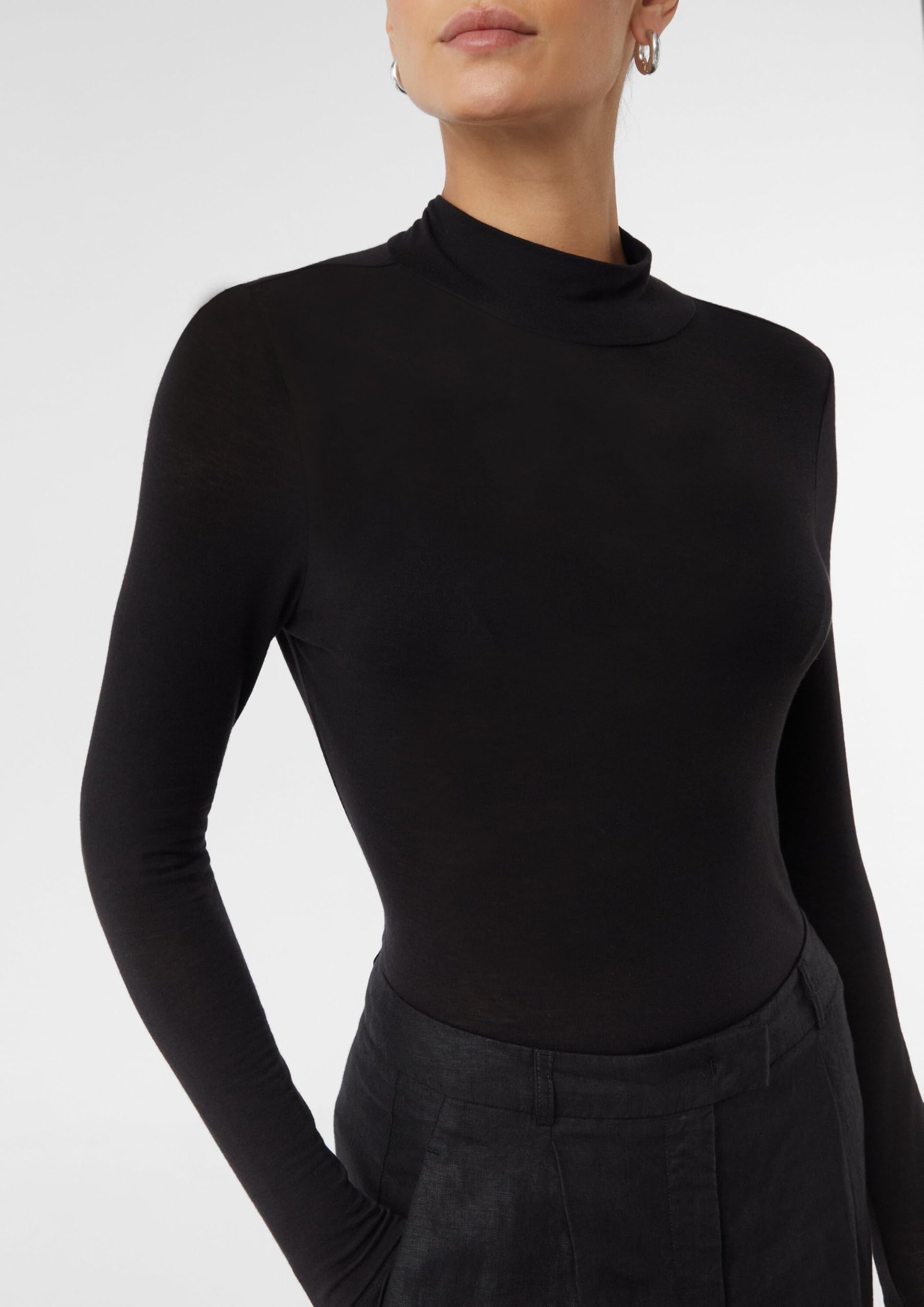 comma-longsleeve-stehkragen-schwarz-gr-36 image 3