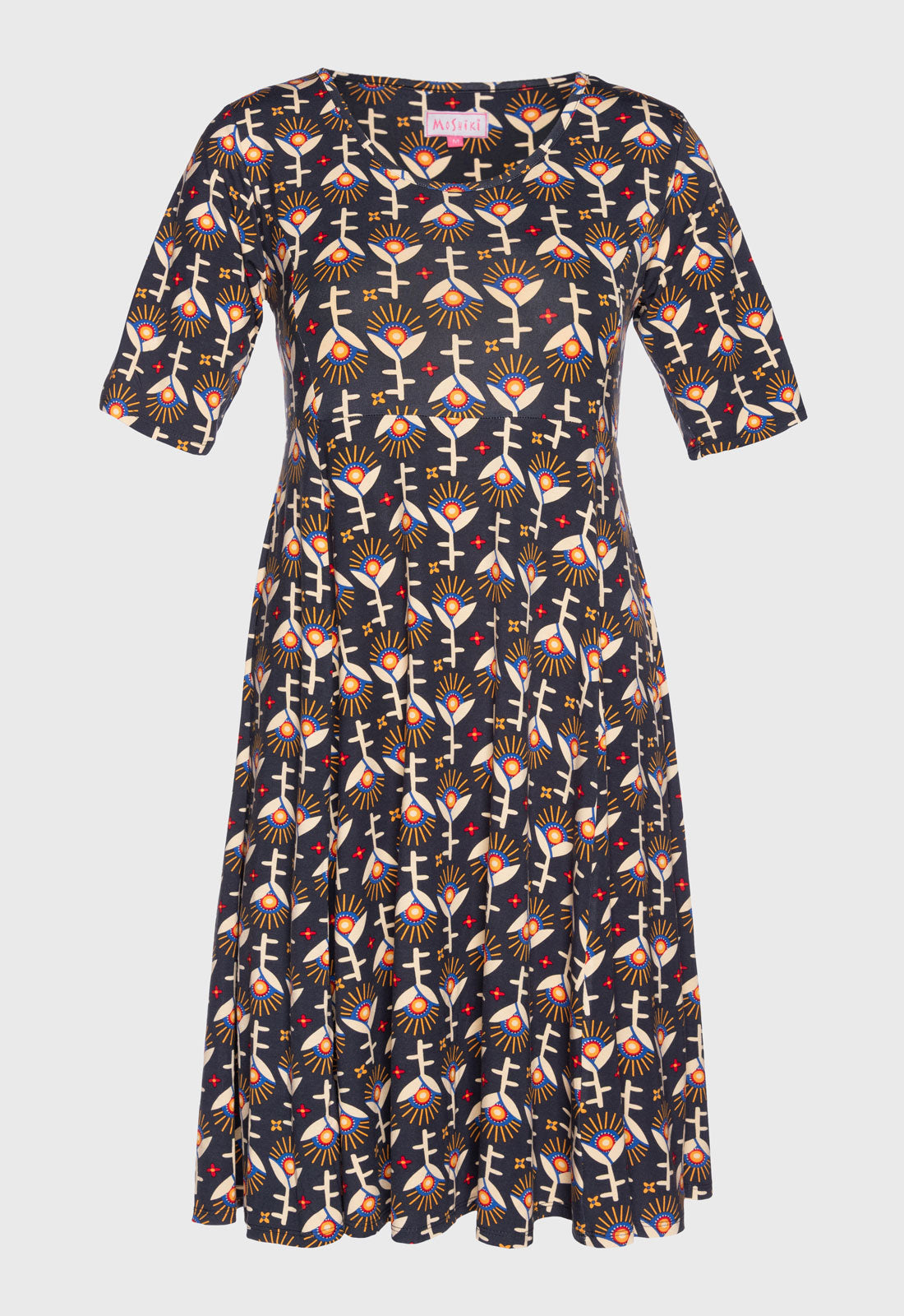 moshiki-s26dress-v7-kurzarmkleid-midnight-sunshine-m image 2