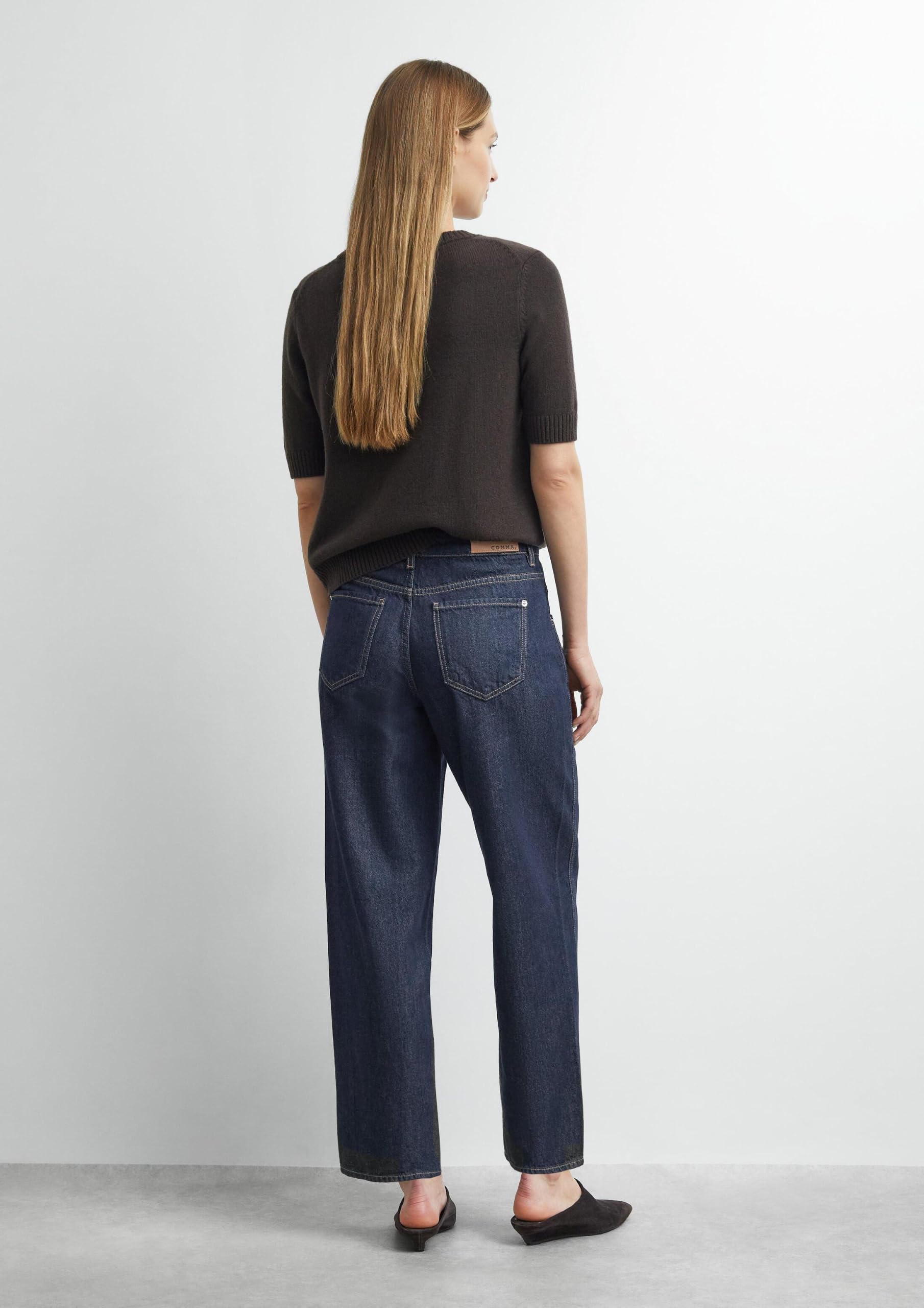 comma-jeans-barrel-leg-jeans-gr-44-mid-rise-7-8 image 6