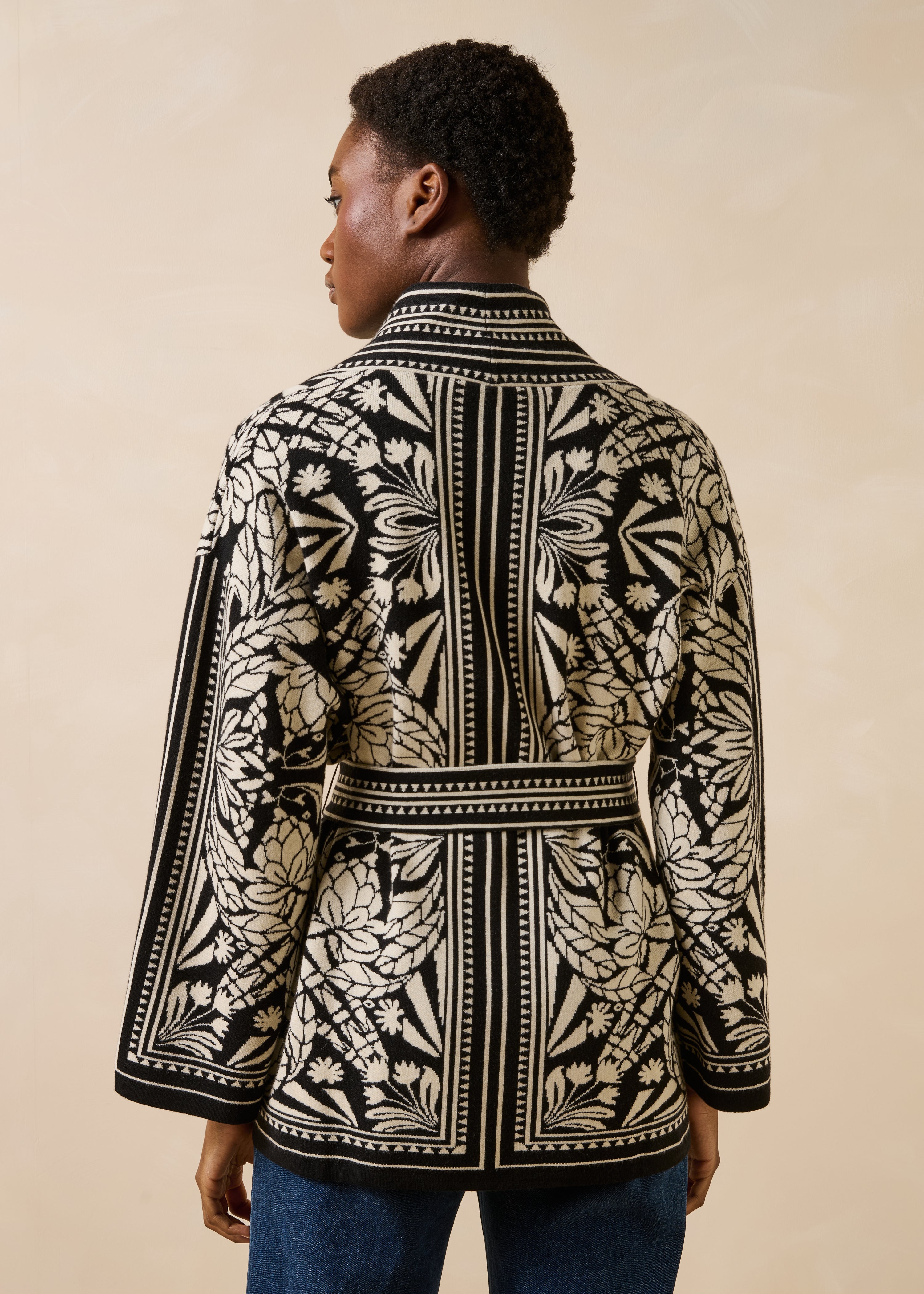 la-f-e-marabout-e-golden-strickweste-schwarz-wei image 3