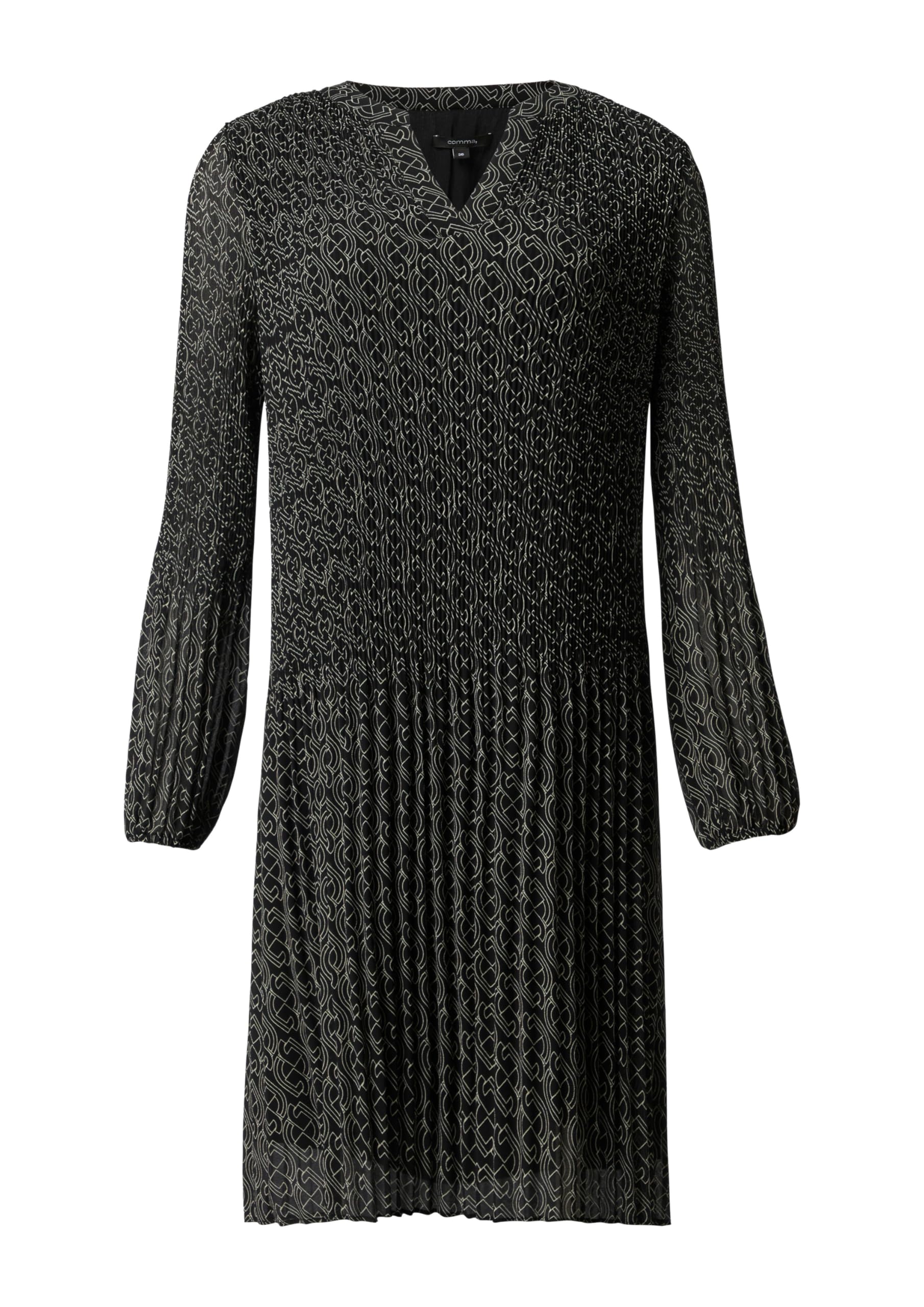comma-dresses-chiffon-kleid-gr-32-plissee-gemustert image 3