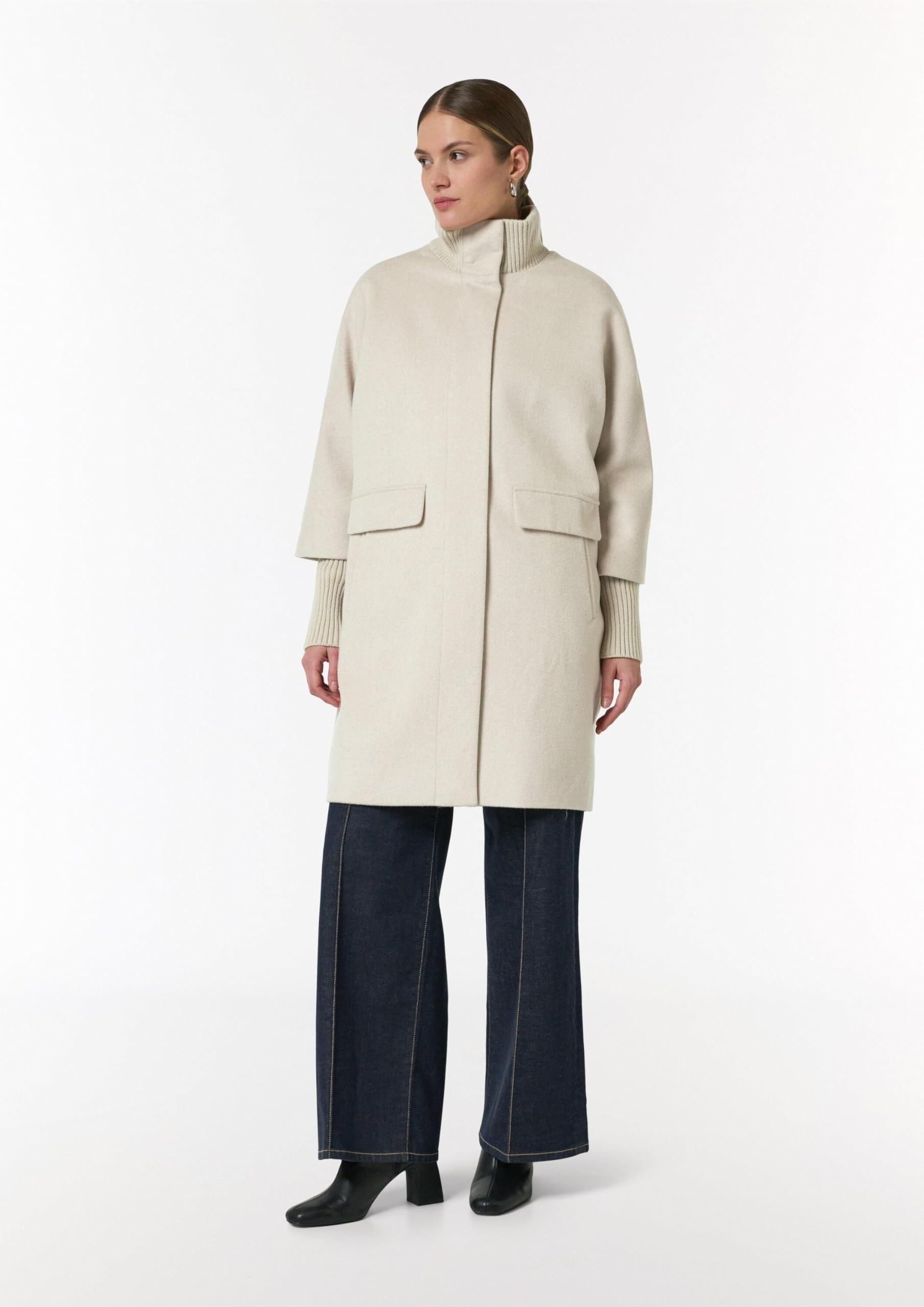 comma-wollmantel-beige-81w7-gerippter-kragen image 3